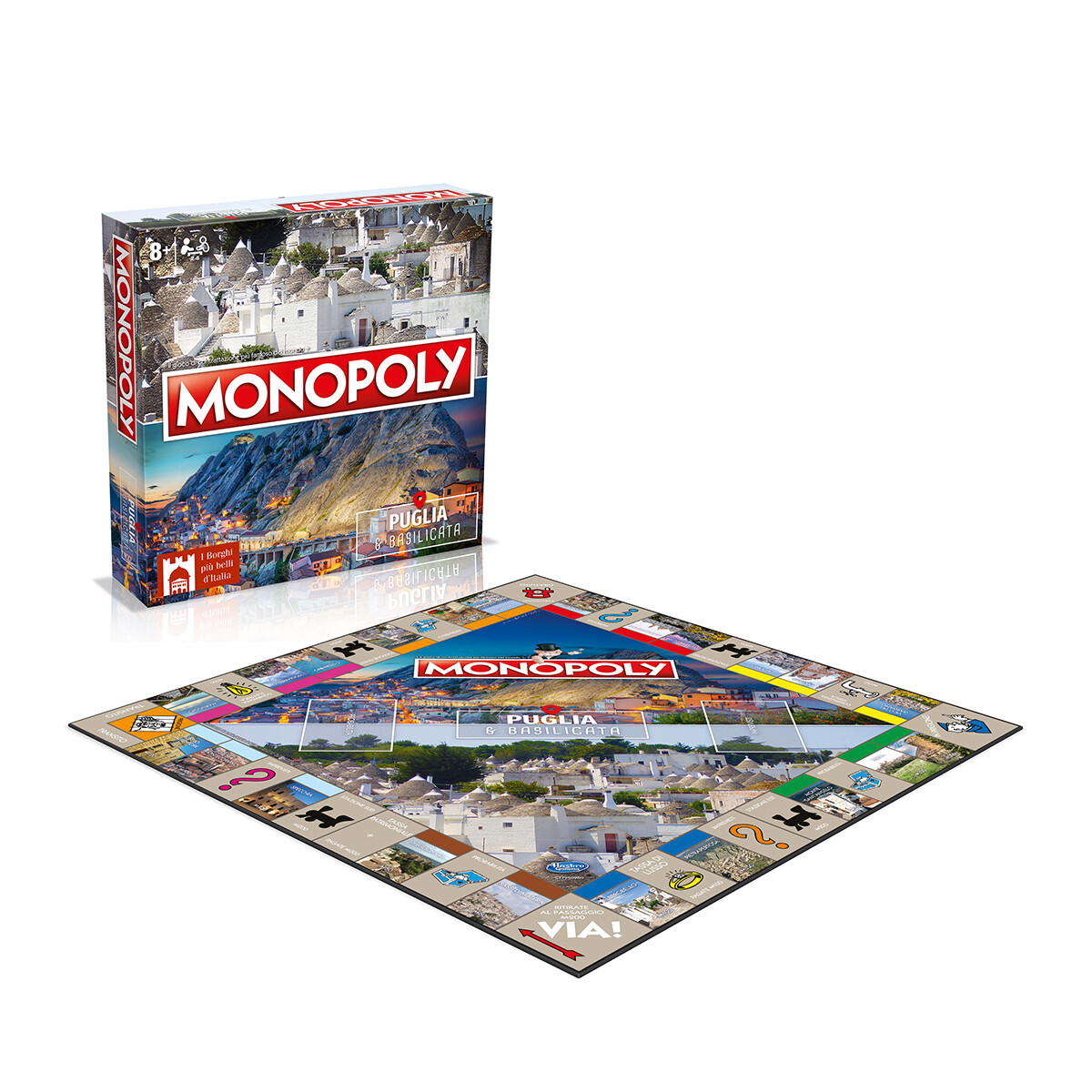 Monopoly - i borghi più belli d'italia - edizione puglia & basilicata - MONOPOLY