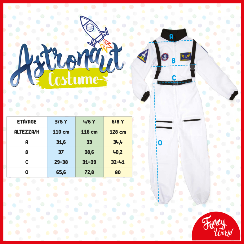 Costume da astronauta - FANCY WORLD