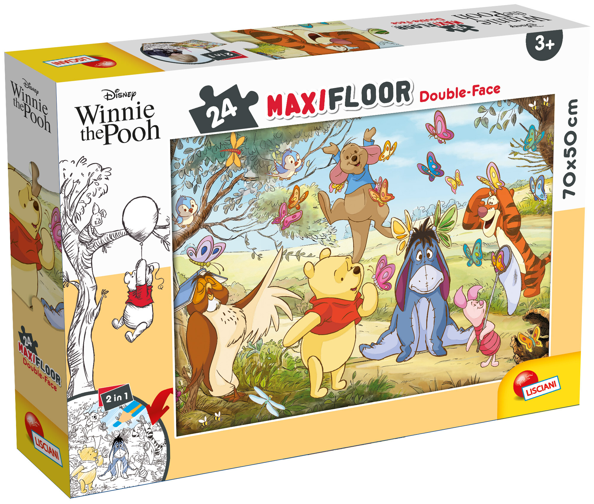Disney puzzle df maxi floor 24 winnie the pooh     . - LISCIANI