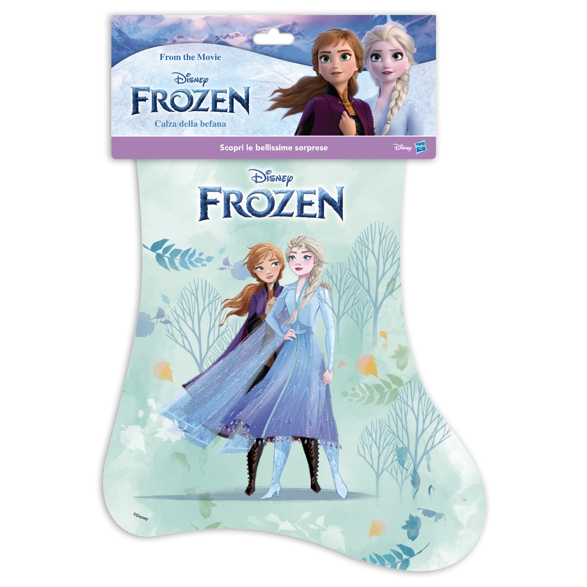 Hasbro disney frozen calza della befana 2023 - entra nel meraviglioso mondo di elsa e anna - DISNEY PRINCESS, Frozen