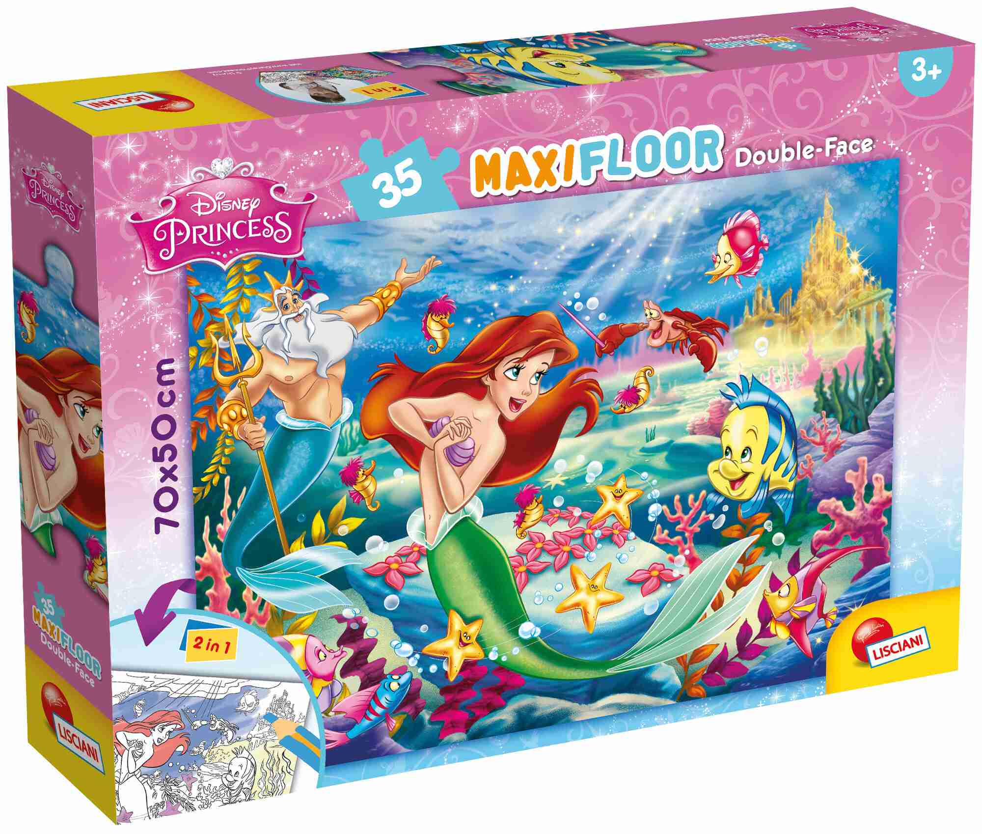 Disney puzzle df maxi floor 35 the little mermaid - LISCIANI