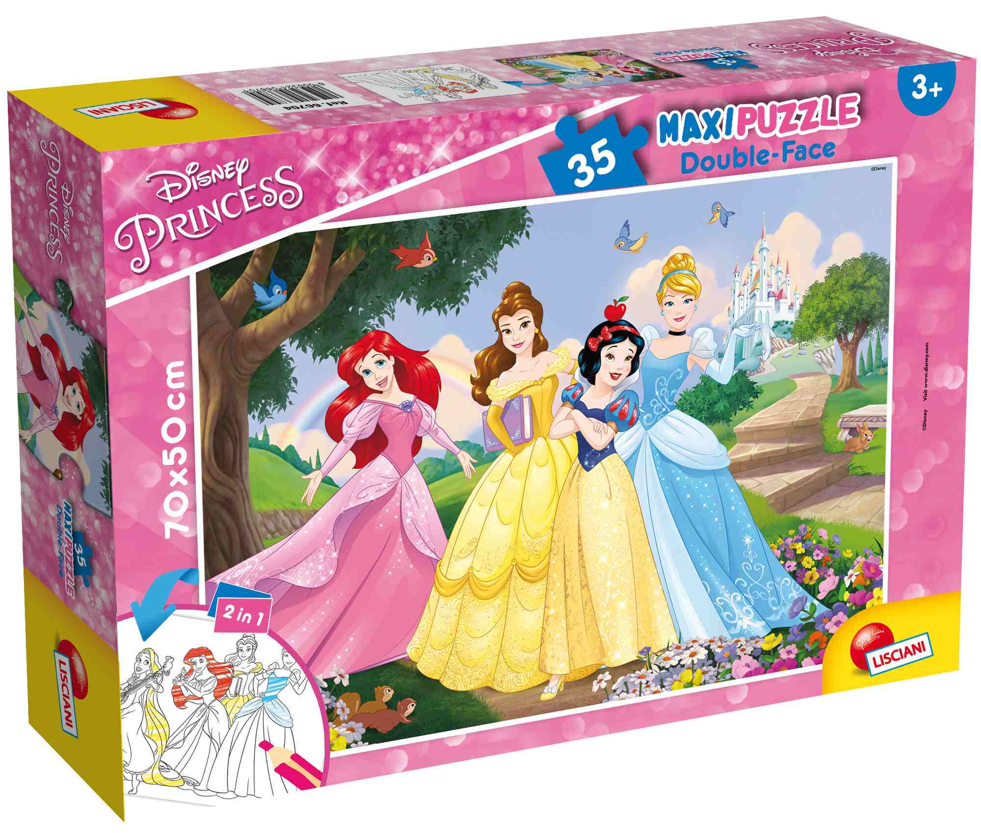 Disney puzzle df maxi floor 35 princess - DISNEY PRINCESS, LISCIANI