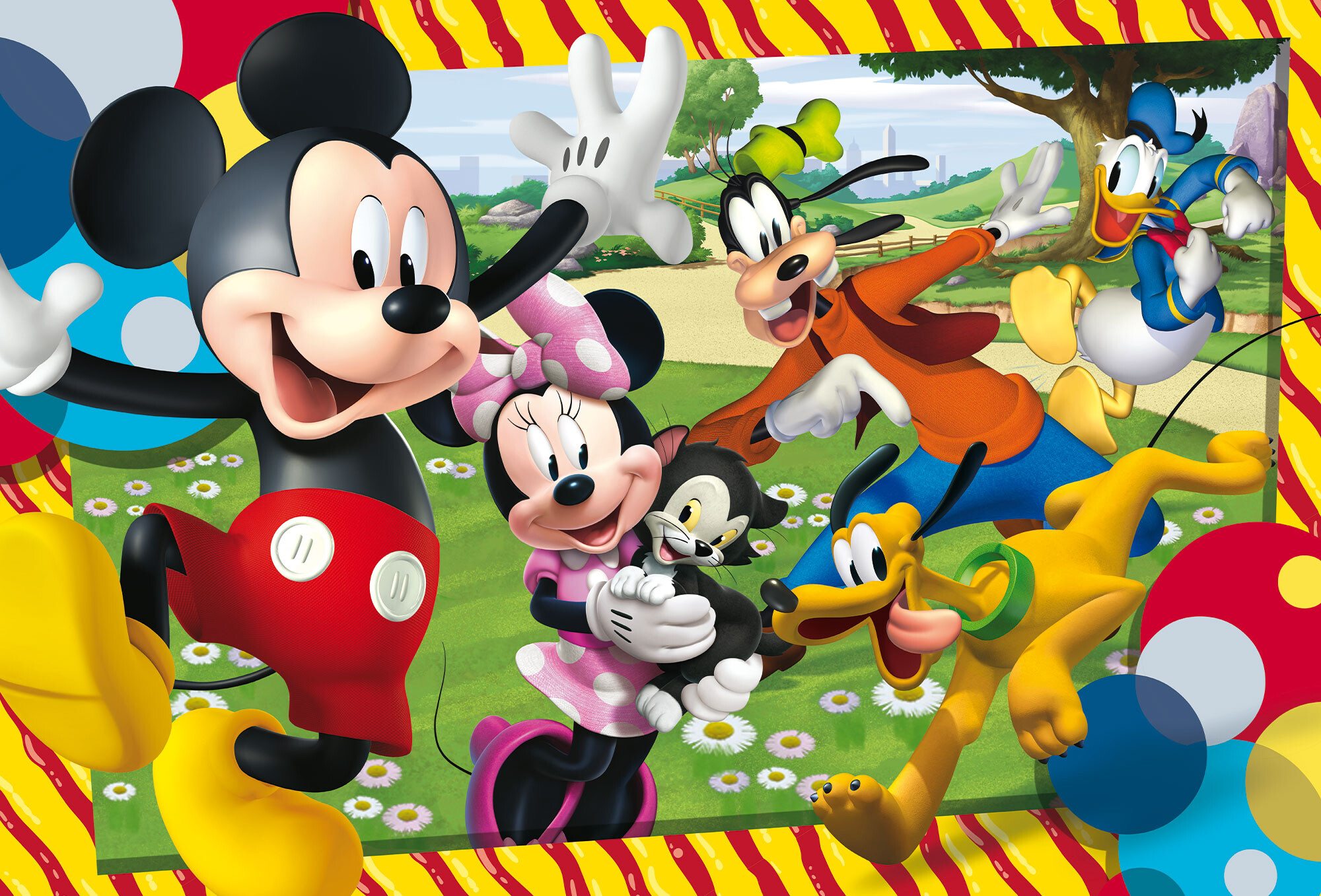 Disney puzzle maxifloor 4 x 48 mickey - LISCIANI