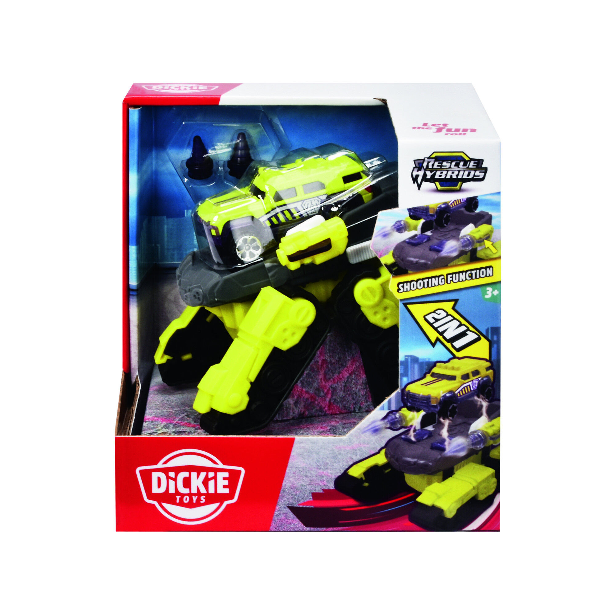 Dickie toys: spider tank fcm. 11 + auto die cast 1:64 - 