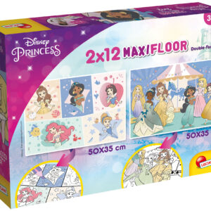 Disney puzzle maxifloor 2 x 12 princess - DISNEY PRINCESS, LISCIANI