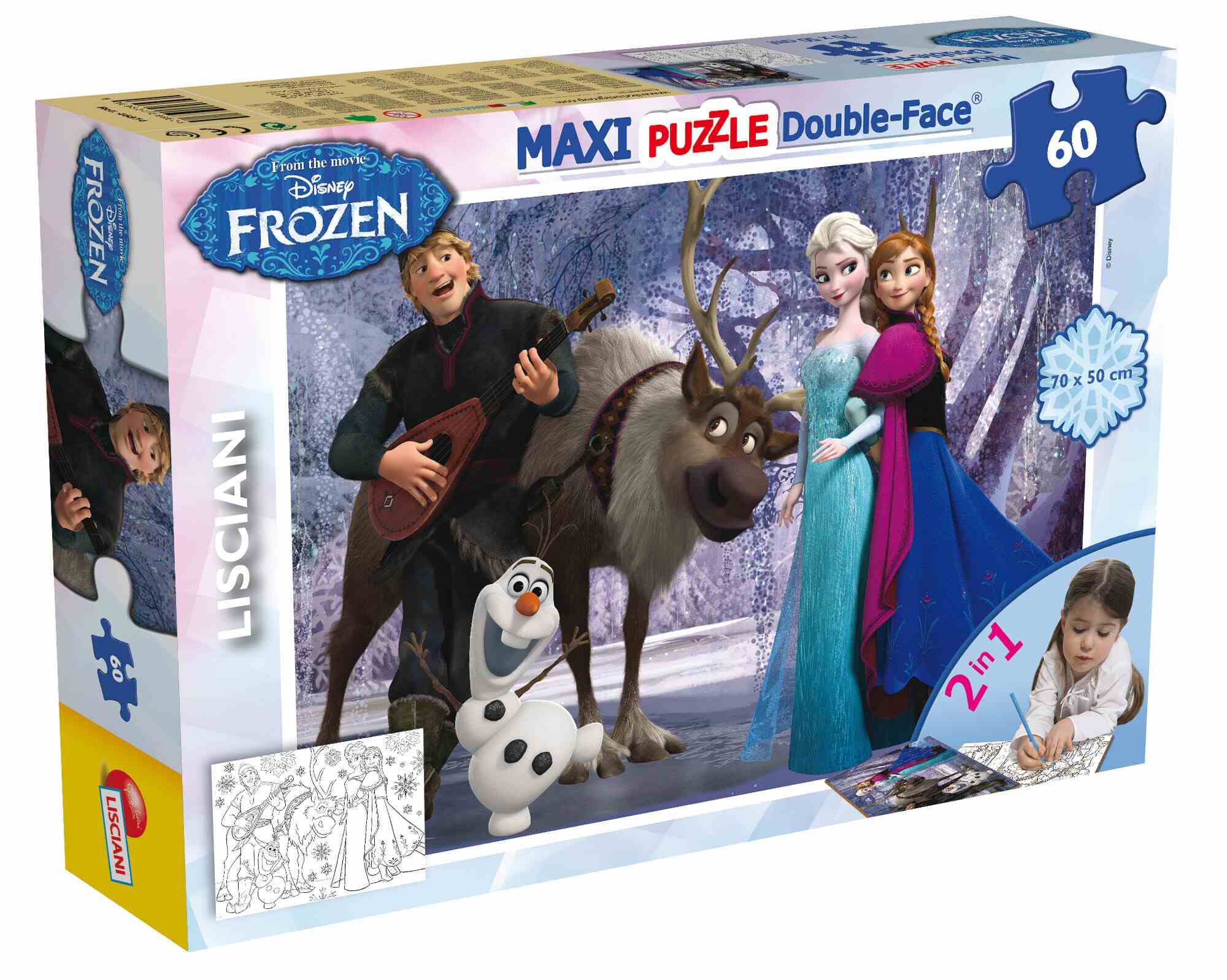 Disney puzzle df maxi floor 60 frozen music and fun - LISCIANI, Frozen