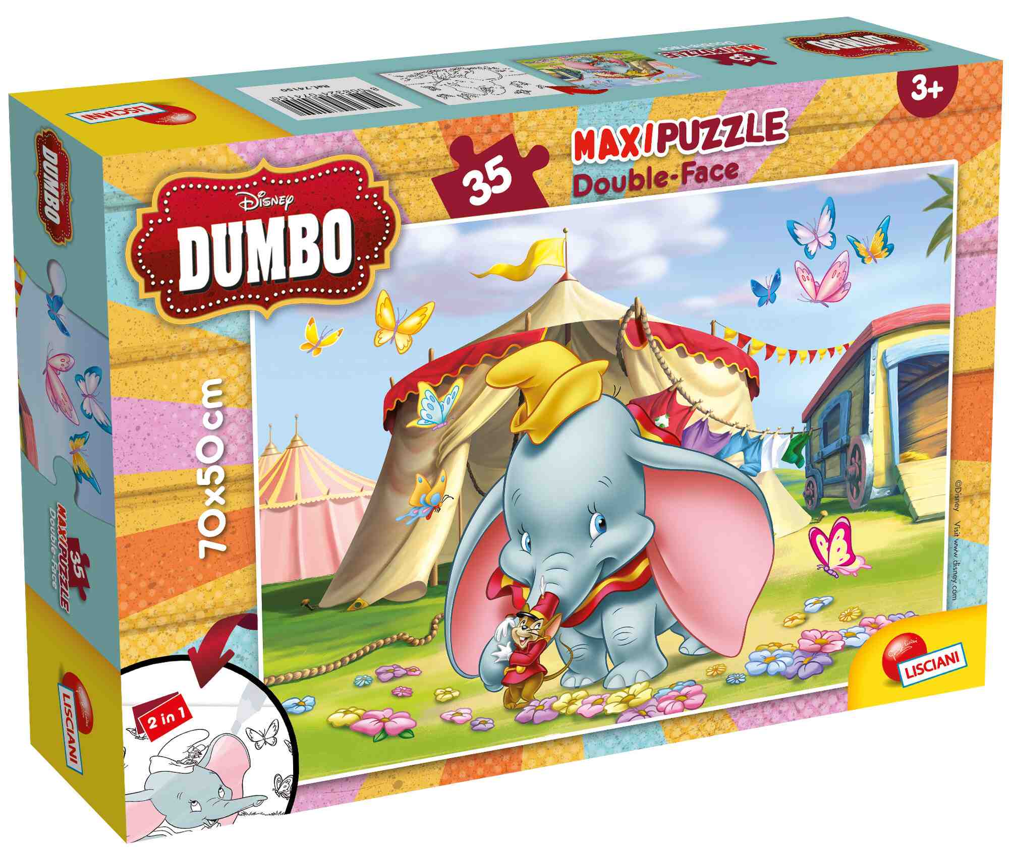 Disney puzzle df maxi floor 35 dumbo - LISCIANI