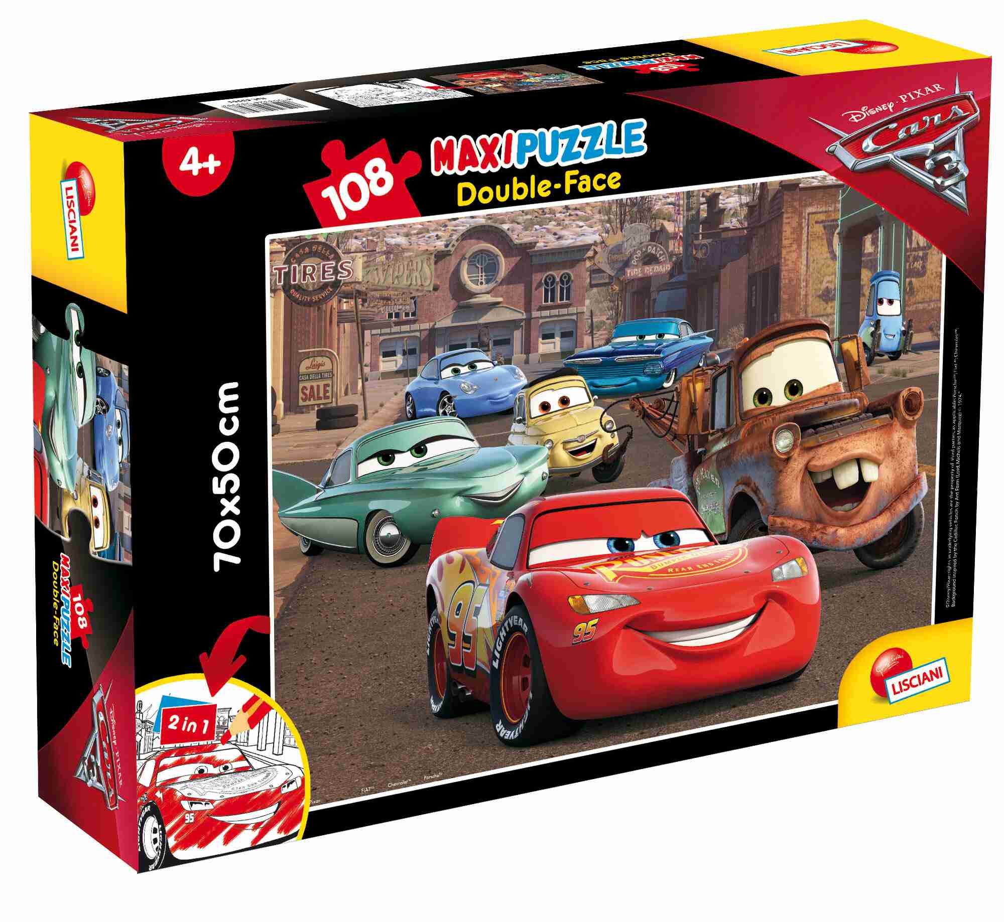 Disney puzzle df maxi floor 108 cars 3 racer - LISCIANI, Cars