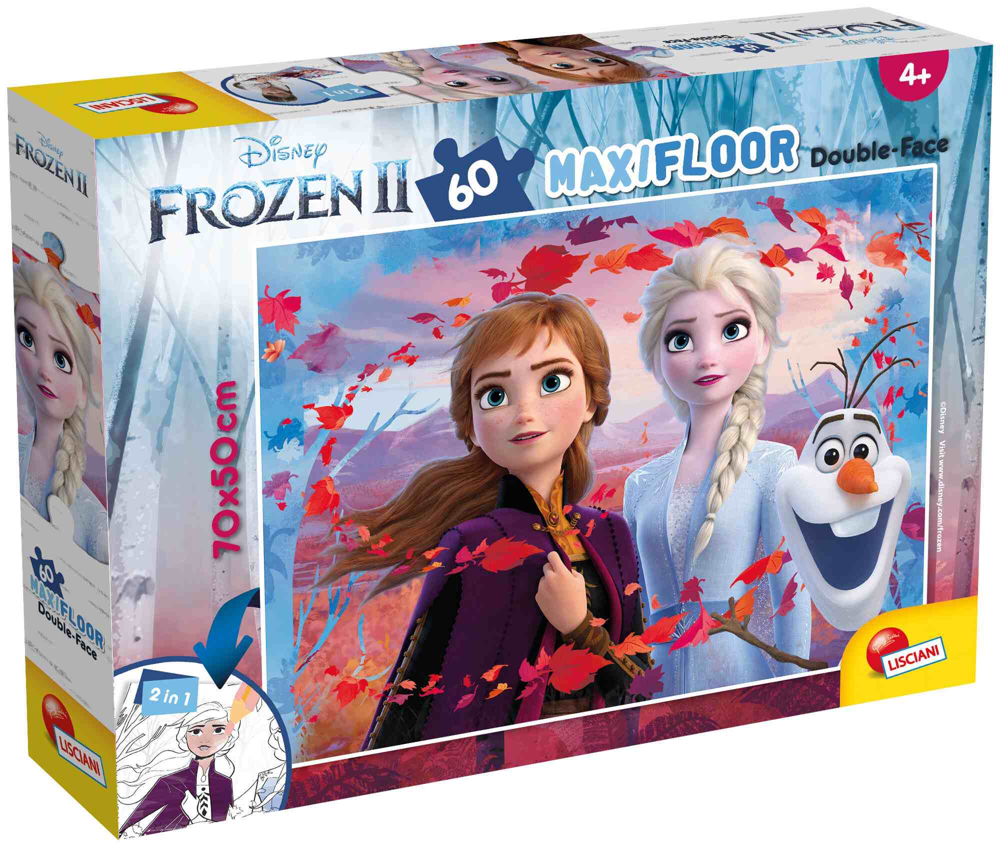 Disney puzzle df maxi floor 60 frozen 2 - DISNEY PRINCESS, LISCIANI, Frozen