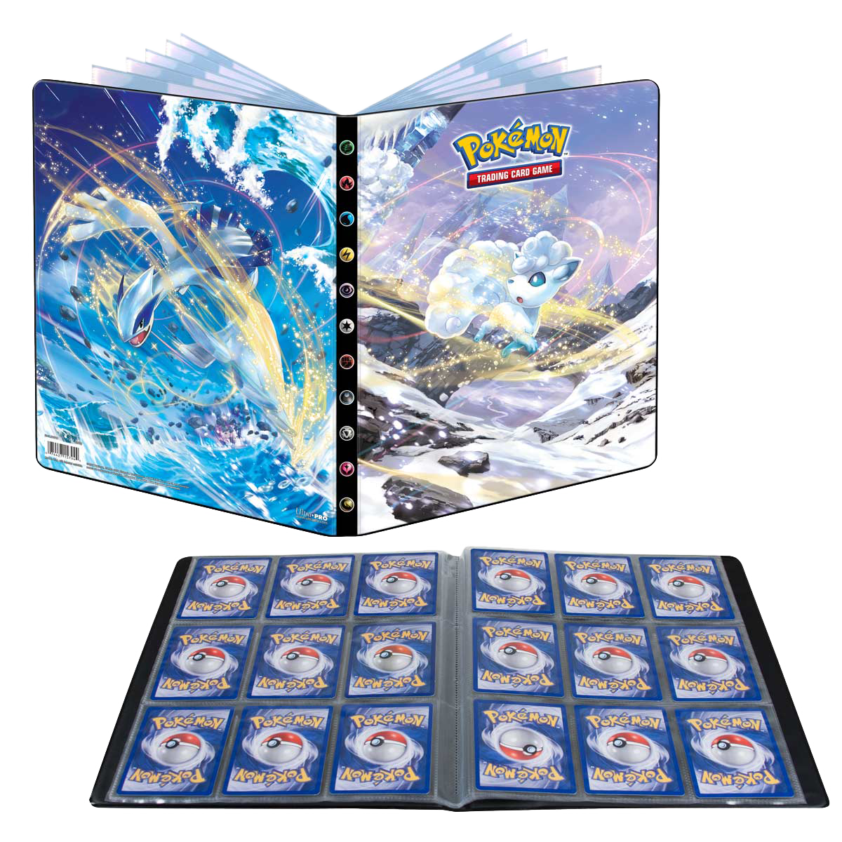Ultra pro pokemon portfolio 9 tasche 14 pagine spada e scudo tempesta argentata 0/12 - POKEMON
