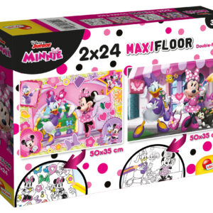 Disney puzzle maxifloor 2 x 24 minnie                                  . - LISCIANI, Minnie