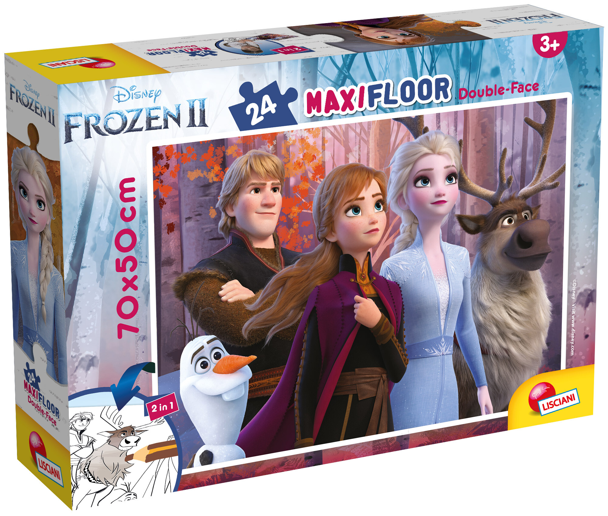 Disney puzzle df maxi floor 24 frozen 2 - DISNEY PRINCESS, LISCIANI, Frozen