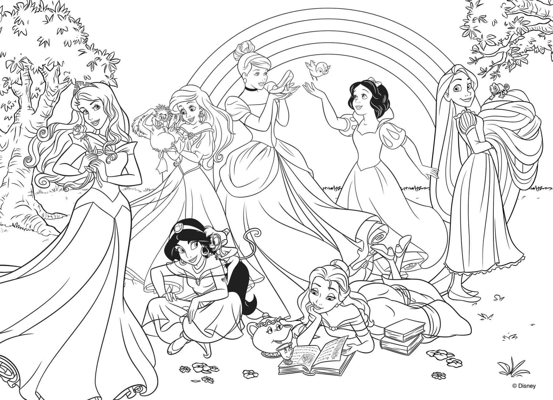 Disney puzzle df maxi floor 24 princess - DISNEY PRINCESS, LISCIANI
