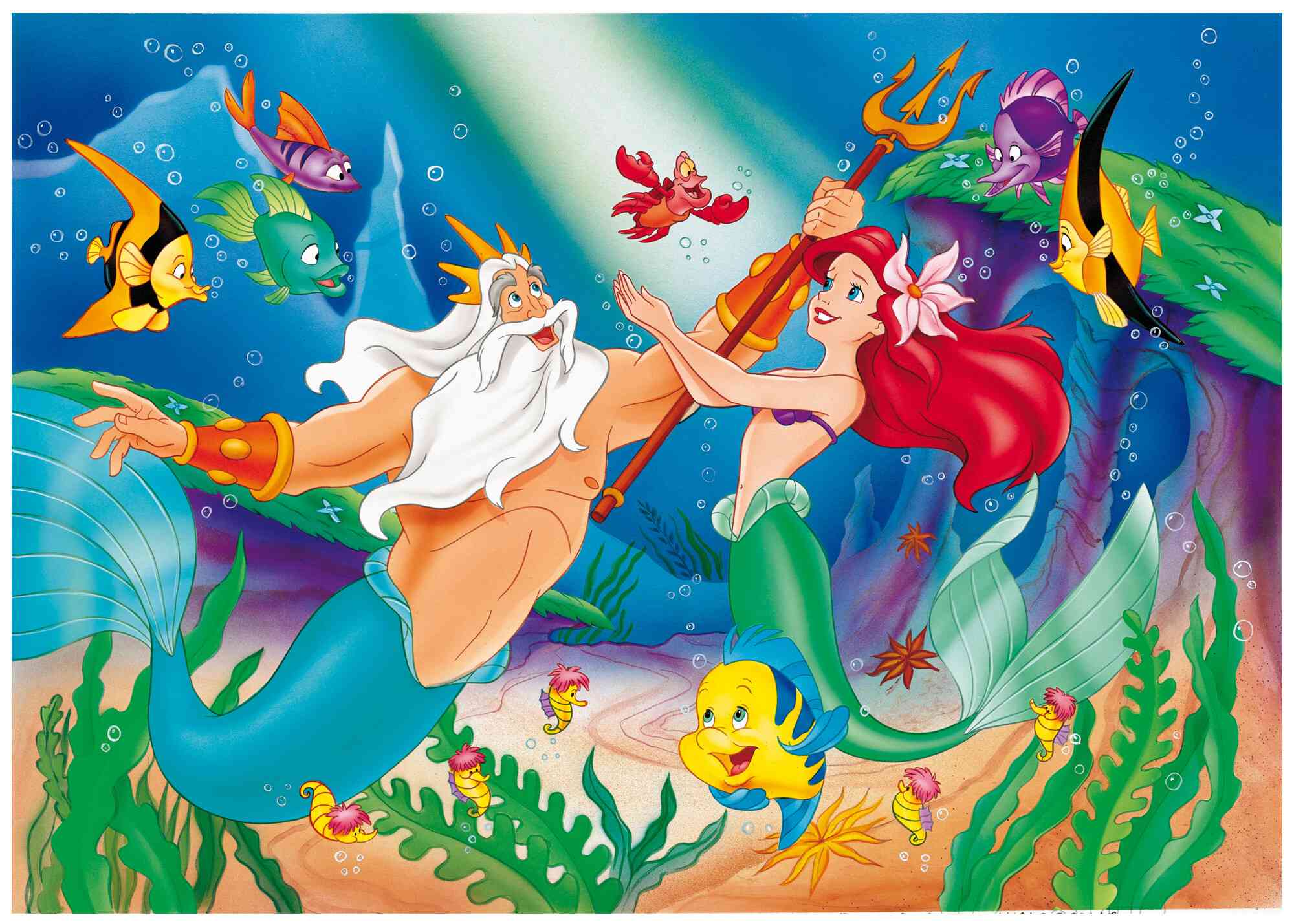 Disney puzzle df maxi floor 108 the little mermaid - DISNEY PRINCESS, LISCIANI