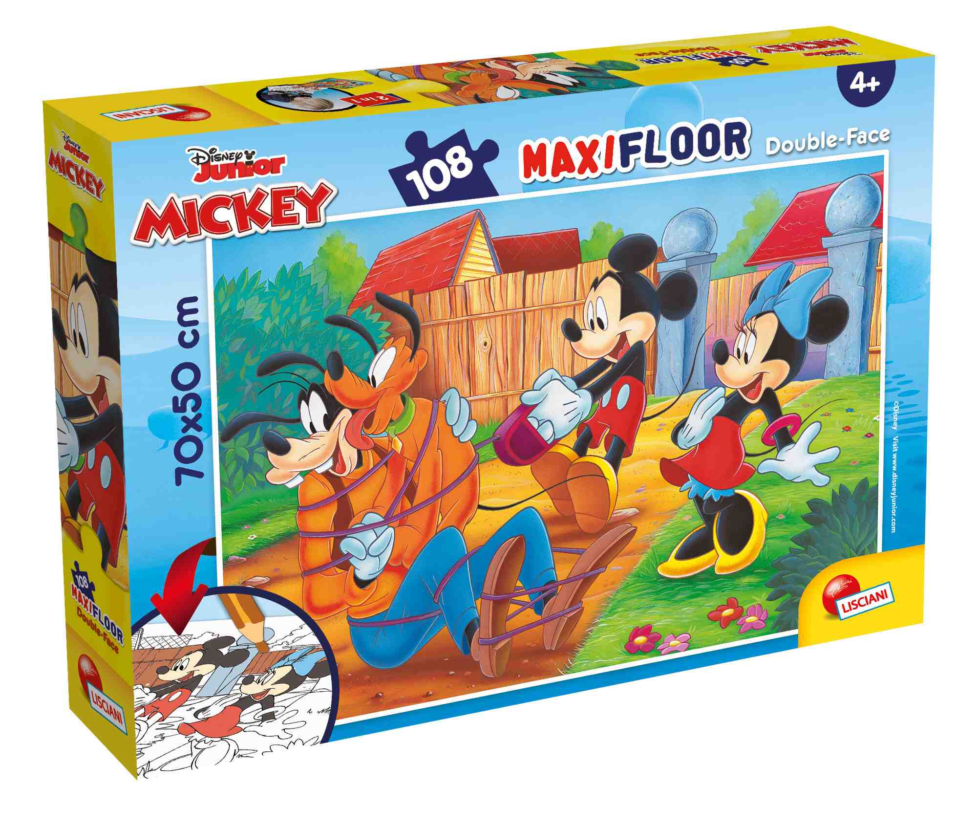Disney puzzle df maxi floor 108 mickey my friends - LISCIANI, Mickey Mouse