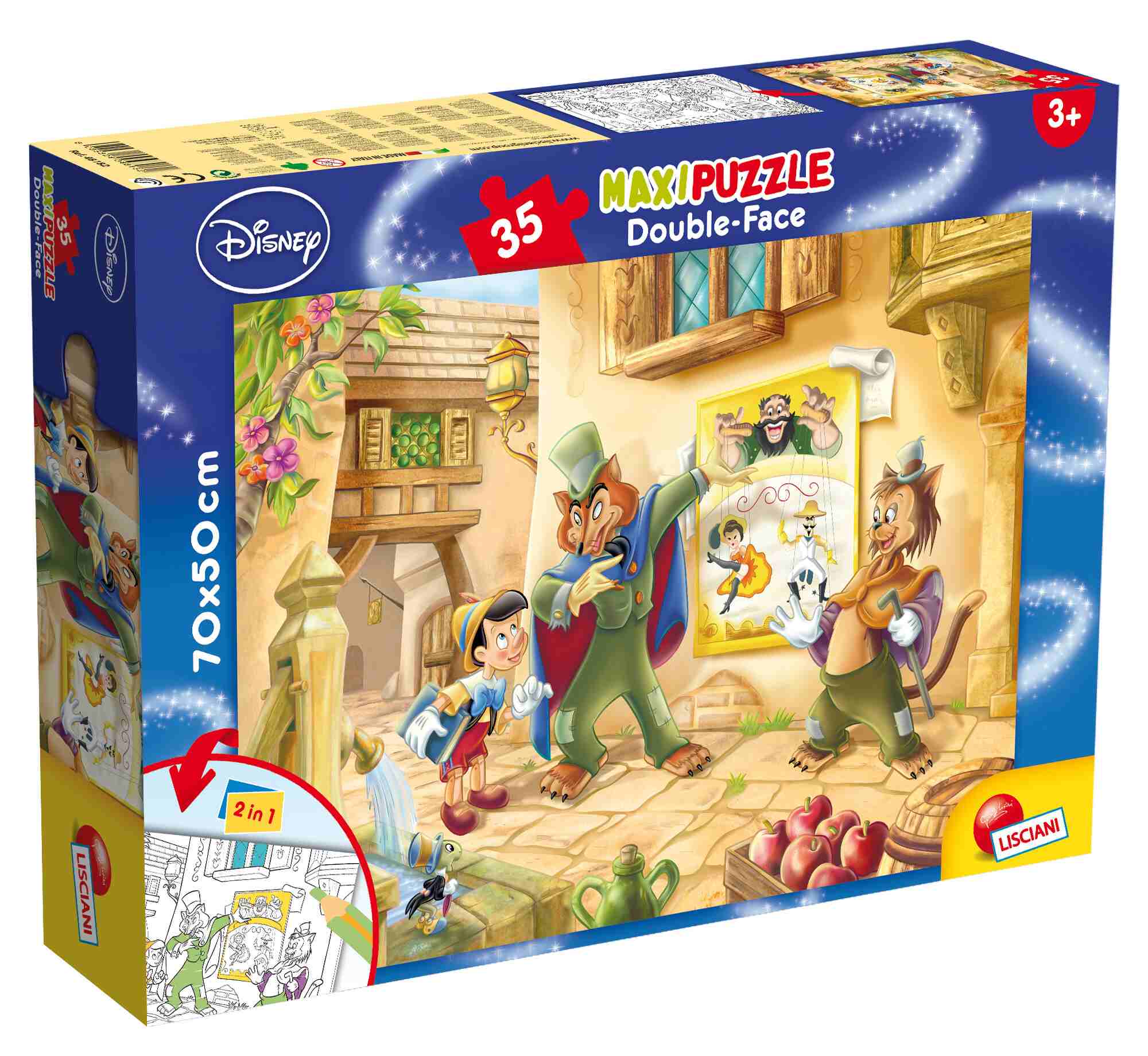 Disney puzzle df maxi floor 35 pinocchio - LISCIANI