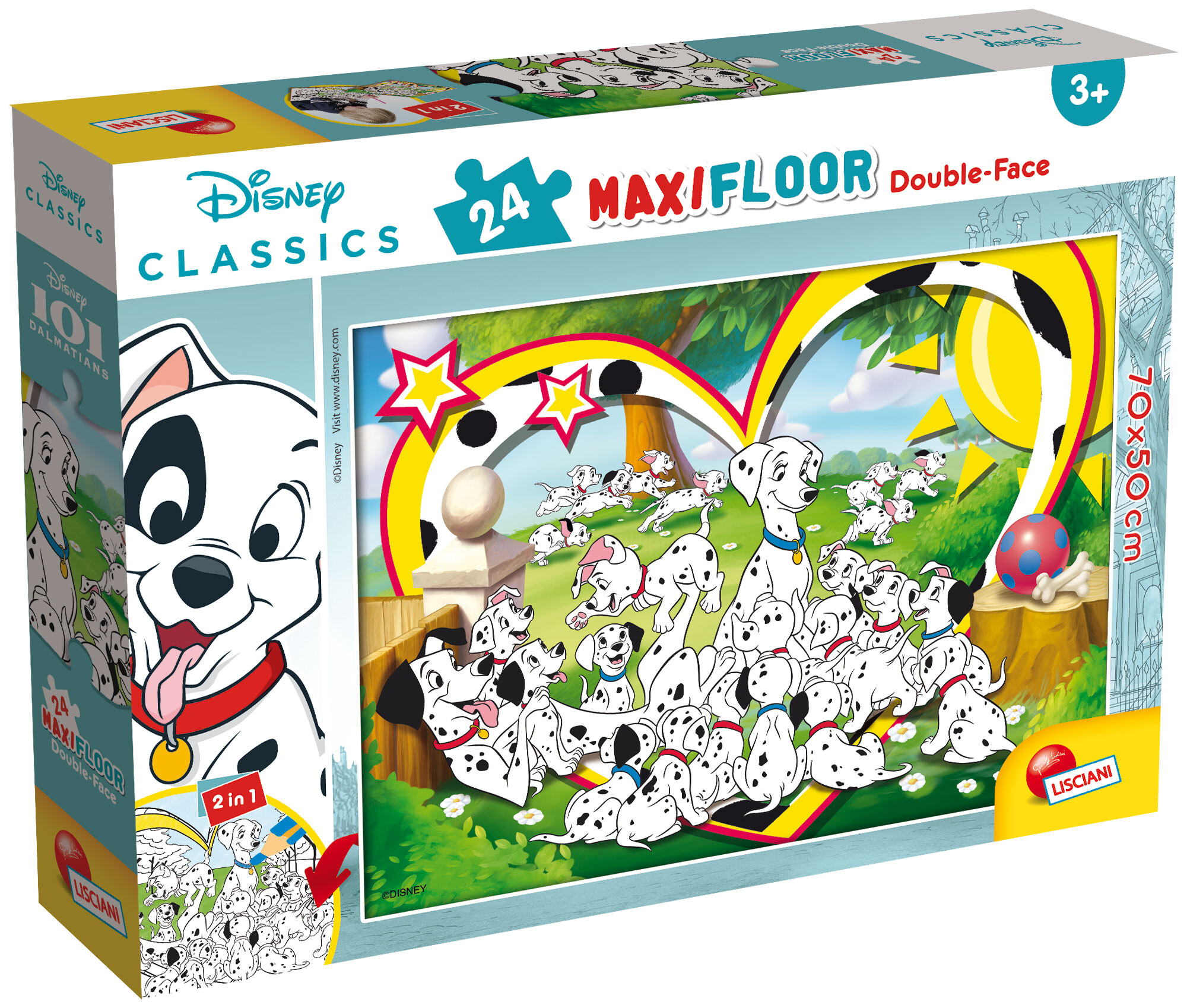 Disney puzzle df maxi floor 24 101 dalmatians - LISCIANI