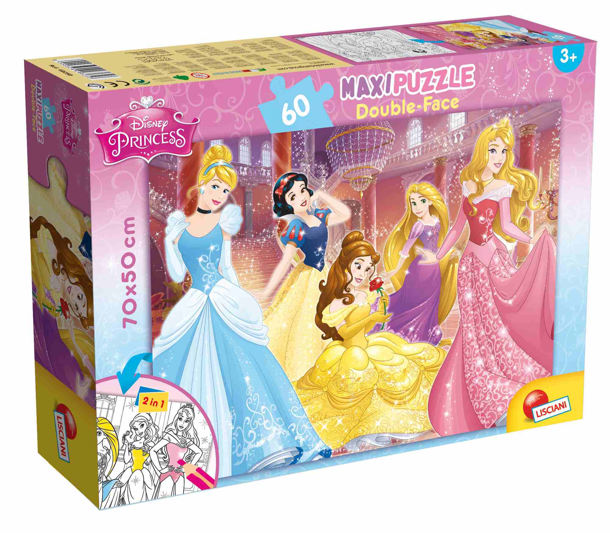 Disney puzzle df maxi floor 60 princess - DISNEY PRINCESS, LISCIANI