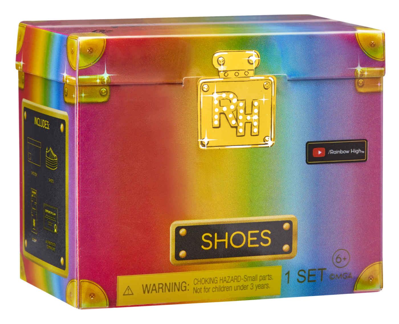 Rainbow high mini accessori studio scarpe - 25+ paia collezionabili -contiene 1 paio di scarpe di alta gamma - Rainbow High
