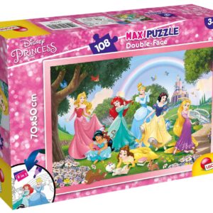 Disney puzzle df maxi floor 108 princess - rainbow world - DISNEY PRINCESS, LISCIANI
