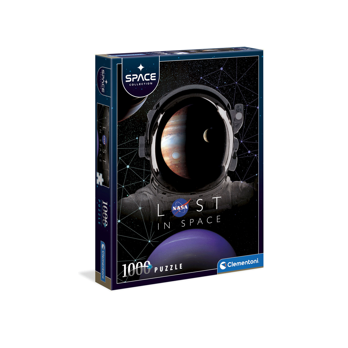 Clementoni - space collection - lost in space - puzzle adulti 1000 pezzi - 