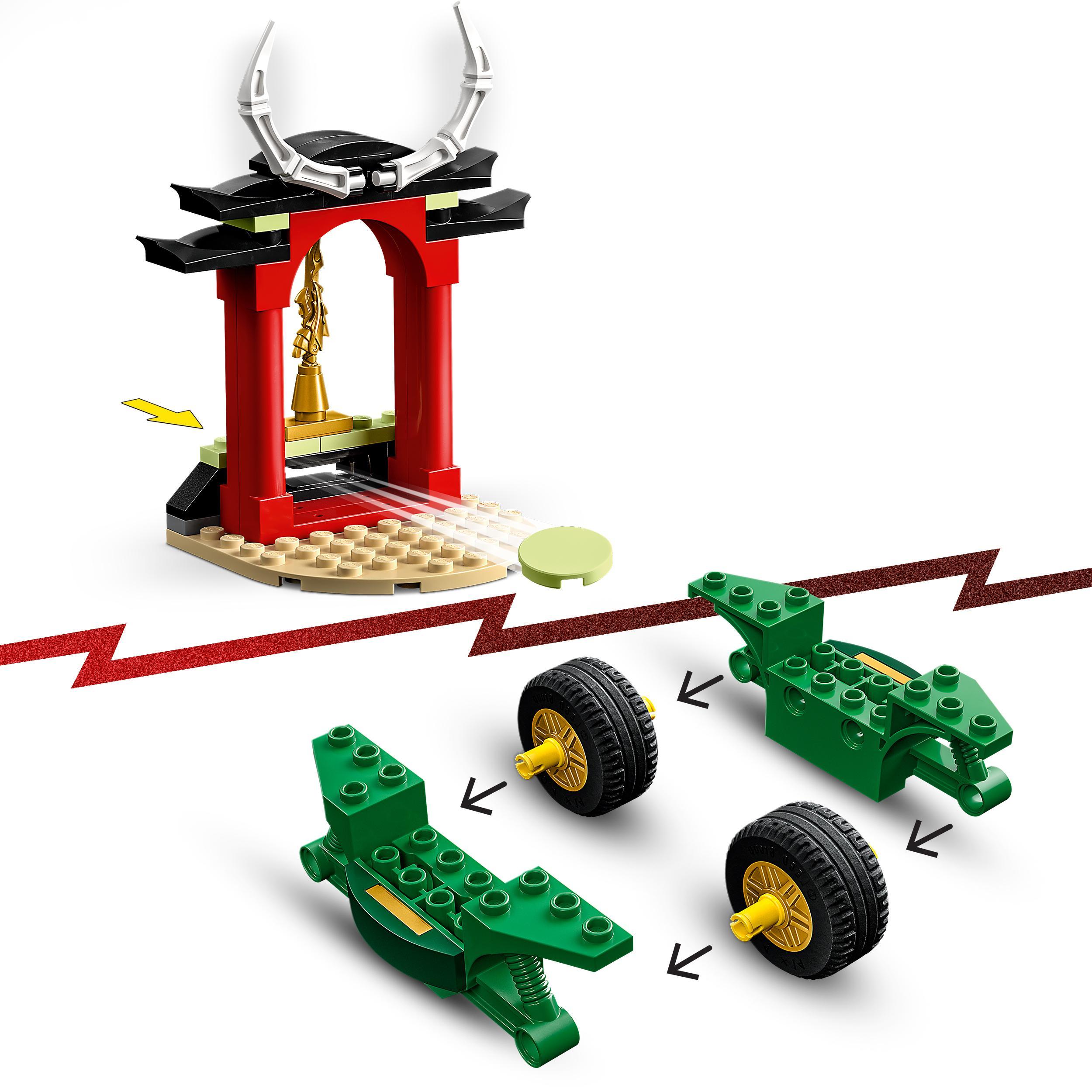 Lego ninjago 71788 moto ninja di lloyd, motocicletta giocattolo per bambini in età prescolare, set di giochi educativi 4+ - LEGO NINJAGO