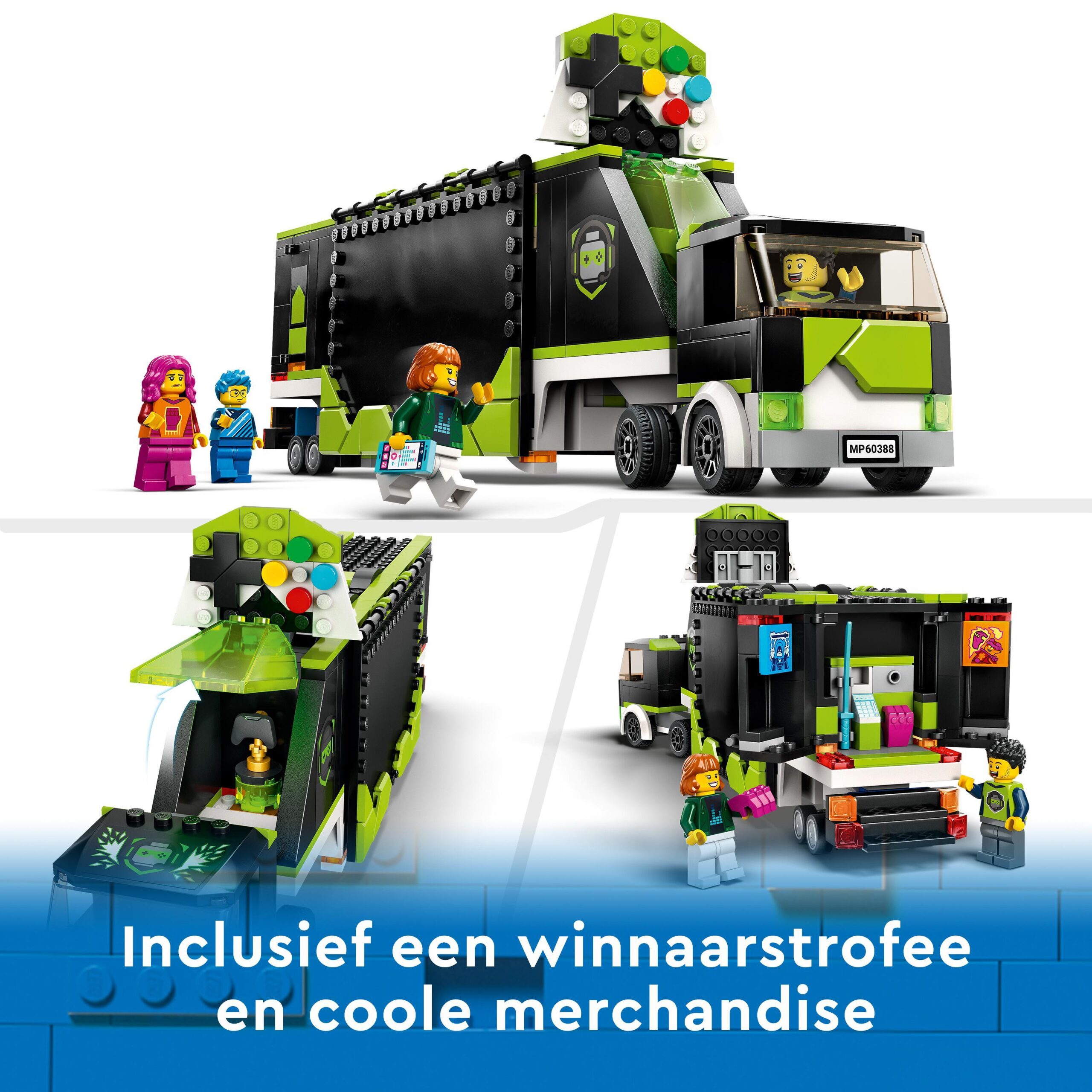 Lego city 60388 camion dei tornei di gioco, veicolo giocattolo per i fan dei videogiochi e di esport, idee regalo per bambini - LEGO CITY