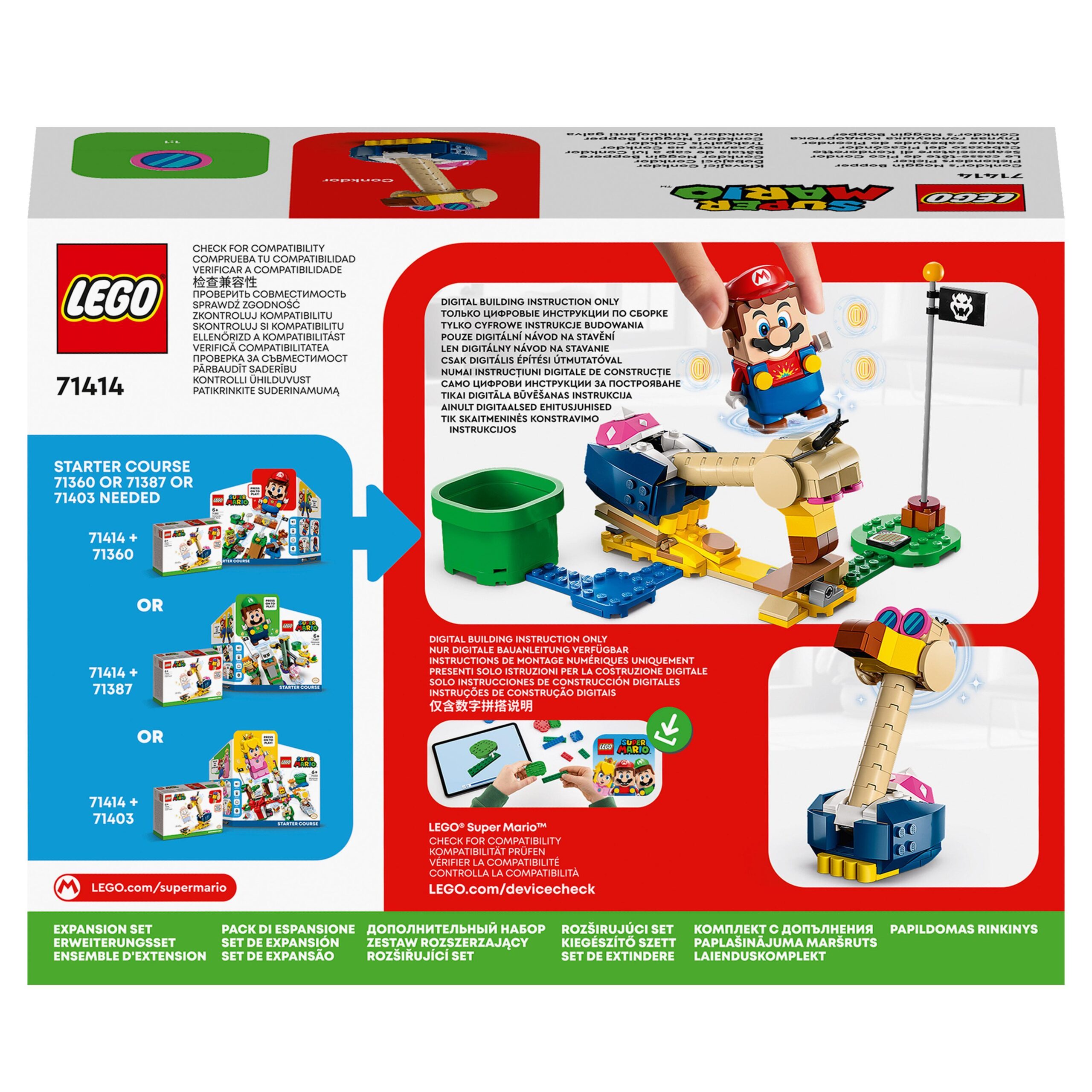 Lego super mario 71414 pack di espansione scapocciatore di kondorotto, gioco da abbinare agli starter pack mario, luigi o peach - LEGO® Super Mario™, Super Mario