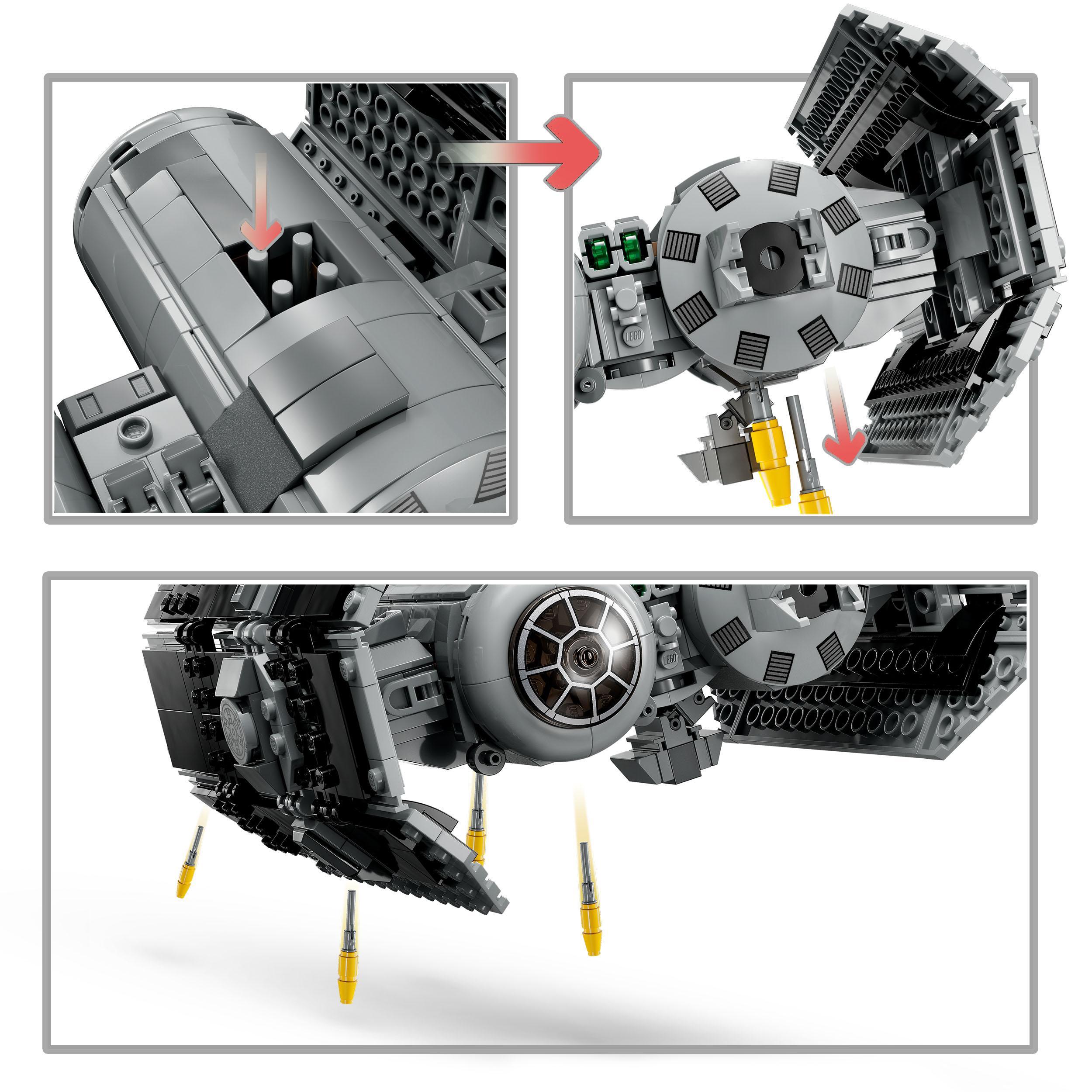 Lego star wars 75347 tie bomber model building kit, modellino da costruire di starfighter con darth vader e spada laser - LEGO® Star Wars™, Star Wars