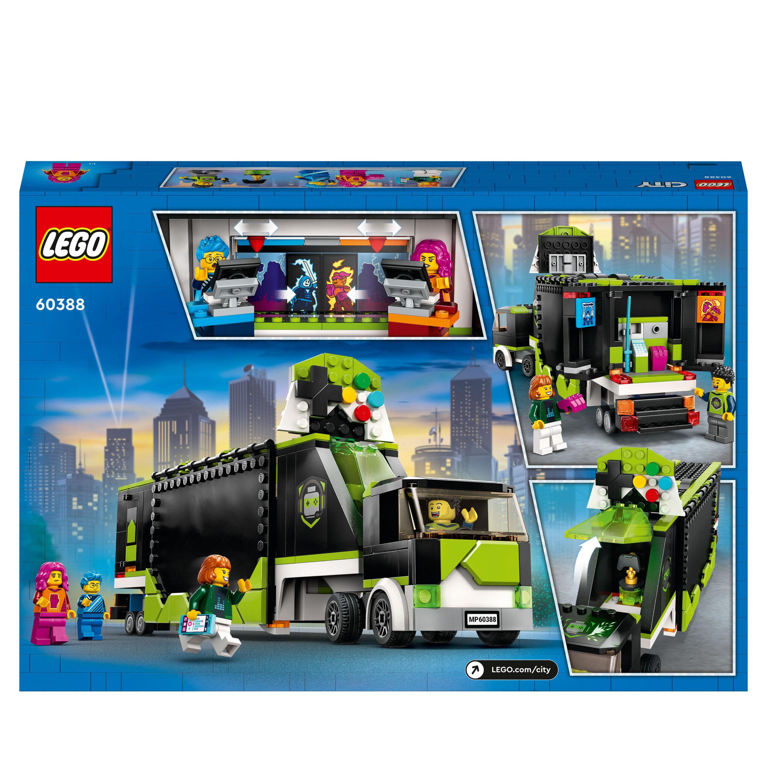 Lego city 60388 camion dei tornei di gioco, veicolo giocattolo per i fan dei videogiochi e di esport, idee regalo per bambini - LEGO CITY