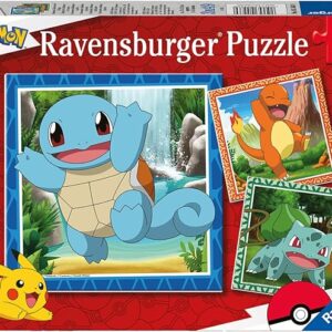 Ravensburger - puzzle pokémon, collezione 3x49, 3 puzzle da 49 pezzi, età raccomandata 5+ anni - POKEMON, RAVENSBURGER