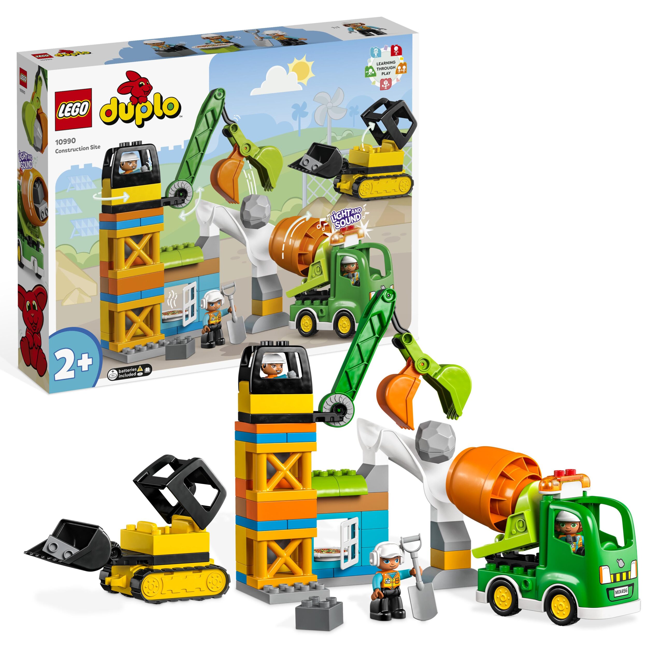 10930 Buldócer LEGO®DUPLO®-Giocattoli per ragazzi e ragazze, figure 3 anni,  pezzi di