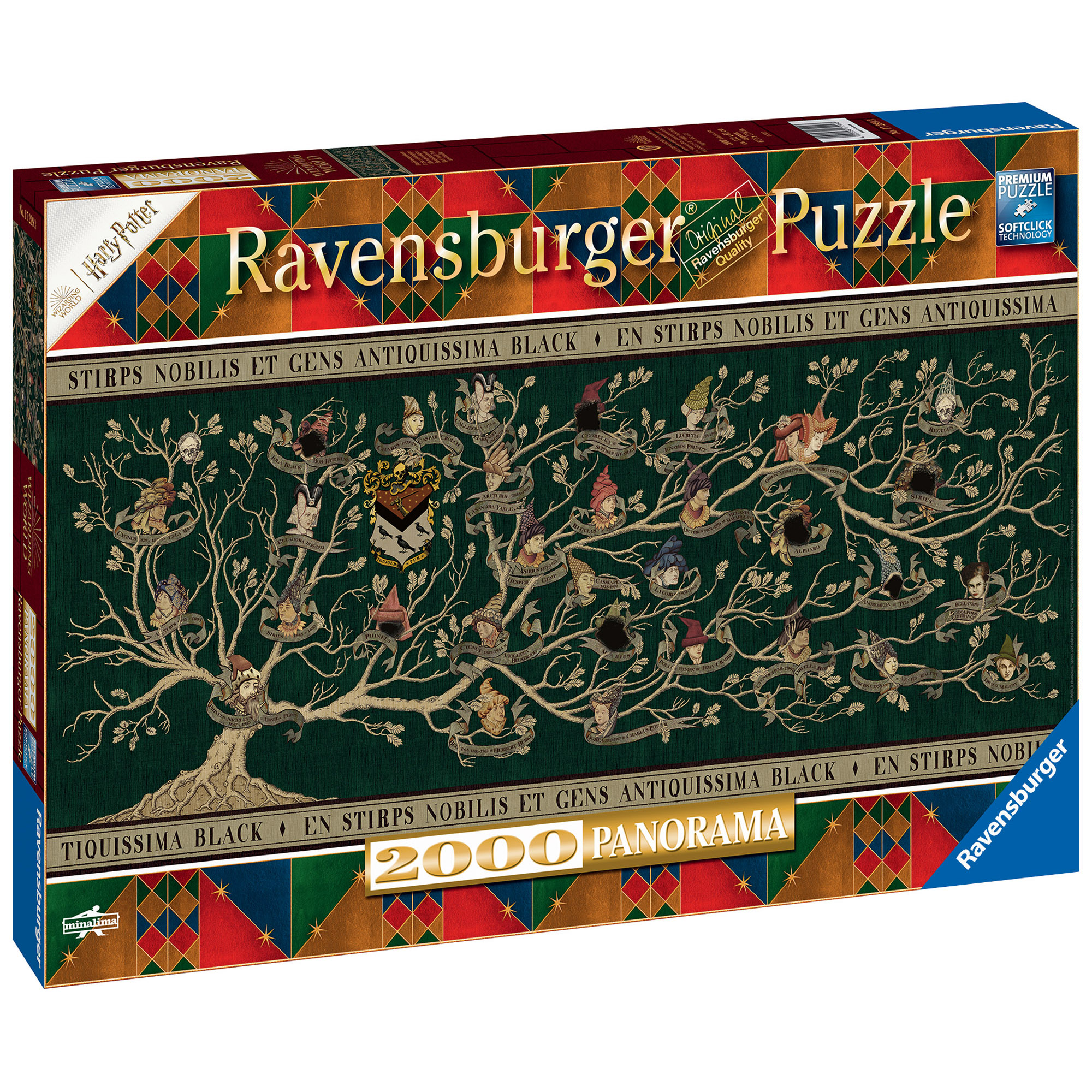 Ravensburger - puzzle harry potter, collezione panorama, 2000 pezzi, puzzle  adulti - Toys Center