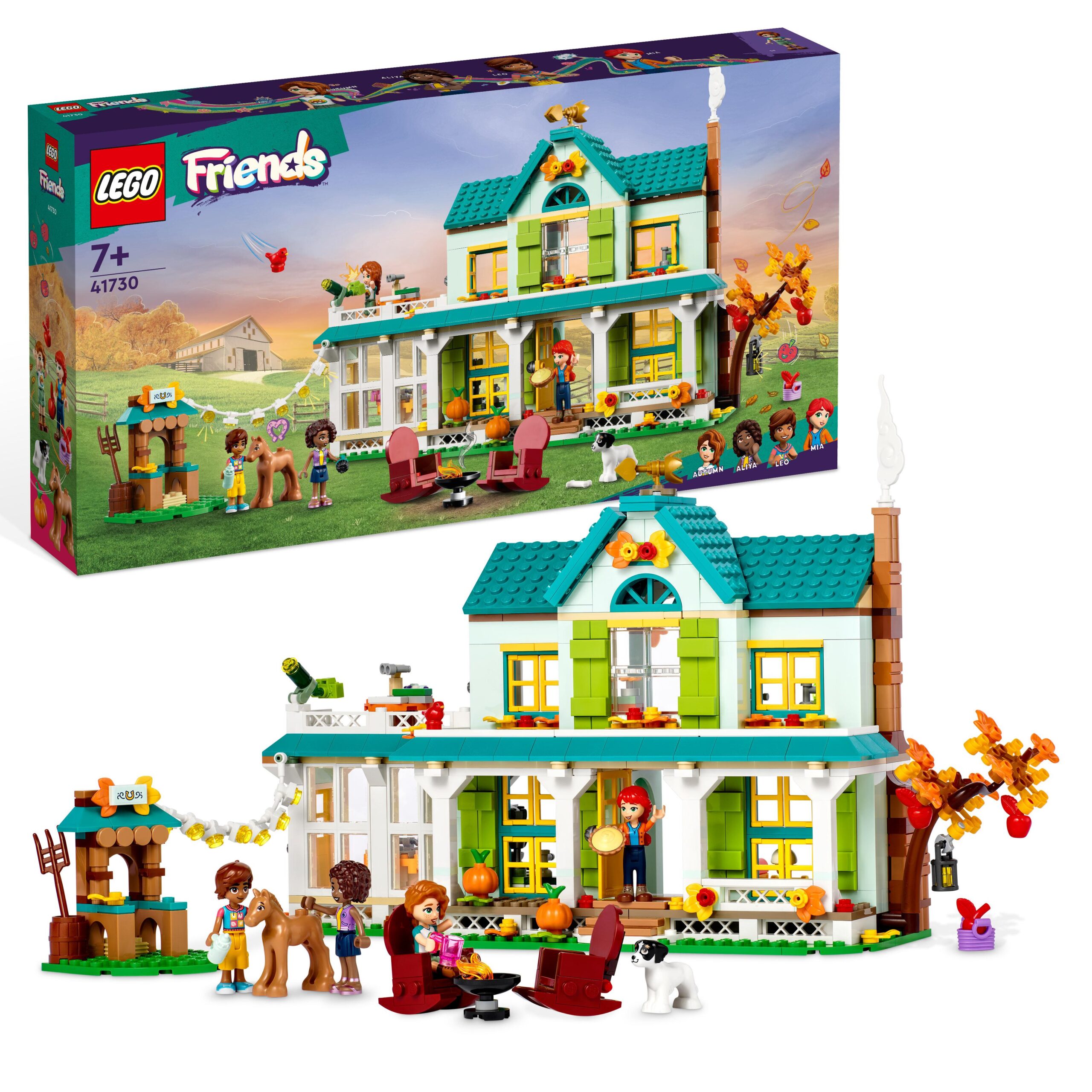 Lego friends 41730 la casa di autumn, set casa delle bambole con accessori, animali domestici e mini bambolina mia - LEGO FRIENDS