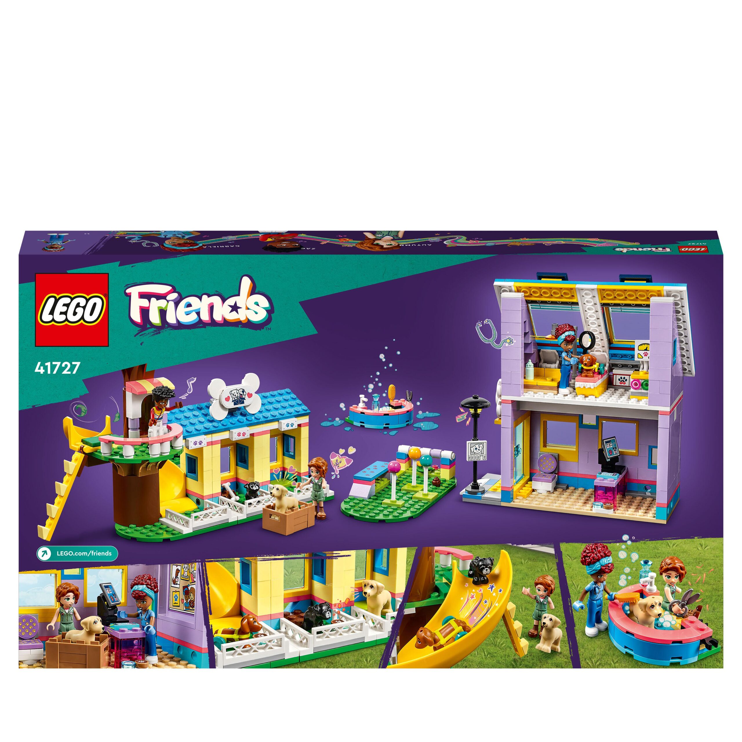 Lego friends 41727 centro di soccorso per cani, set giochi da veterinario per bambini dai 7 anni in su con animali giocattolo - LEGO FRIENDS