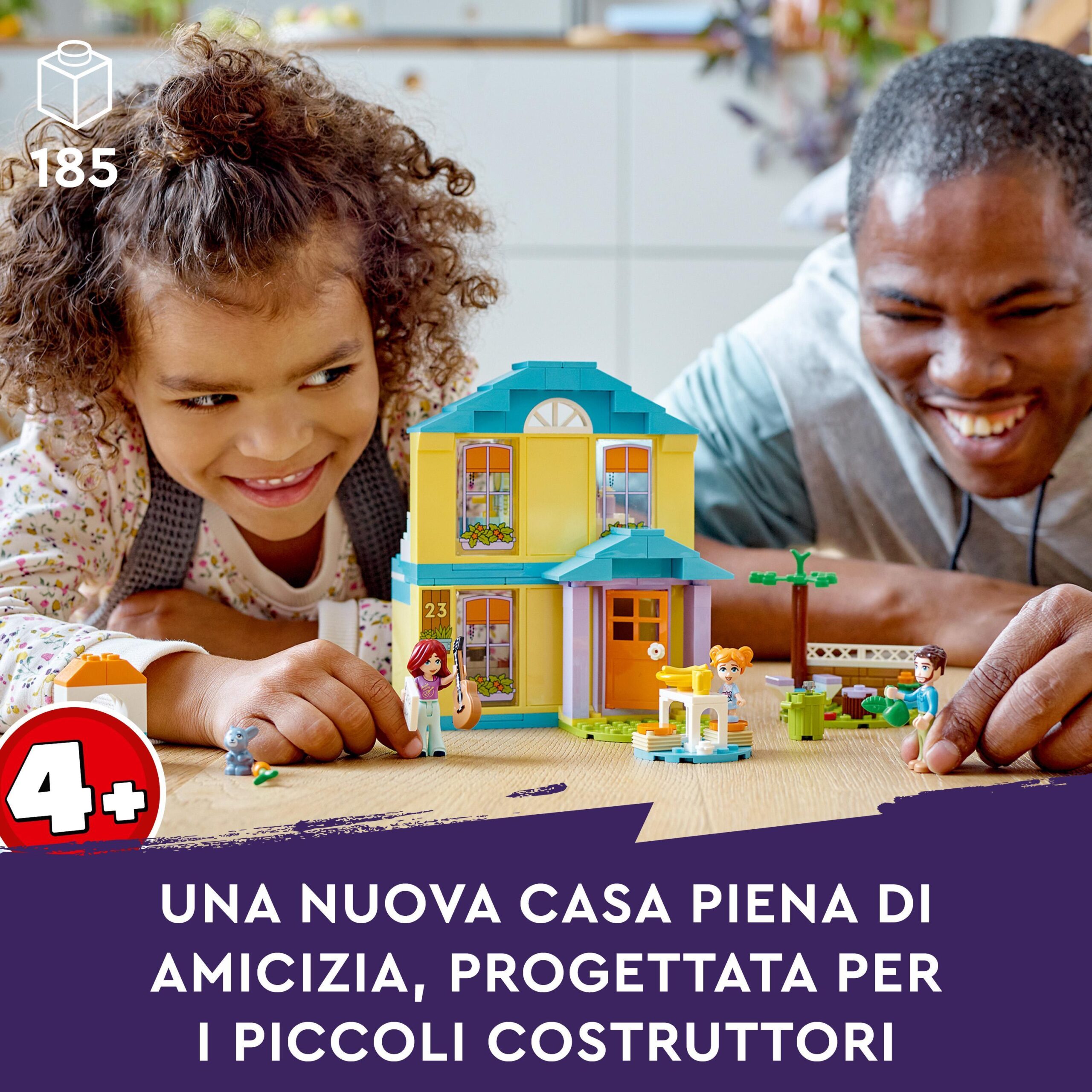 Lego friends 41724 la casa di paisley, casa delle bambole con accessori, giochi per bambina e bambino 4+ anni, idea regalo - LEGO FRIENDS