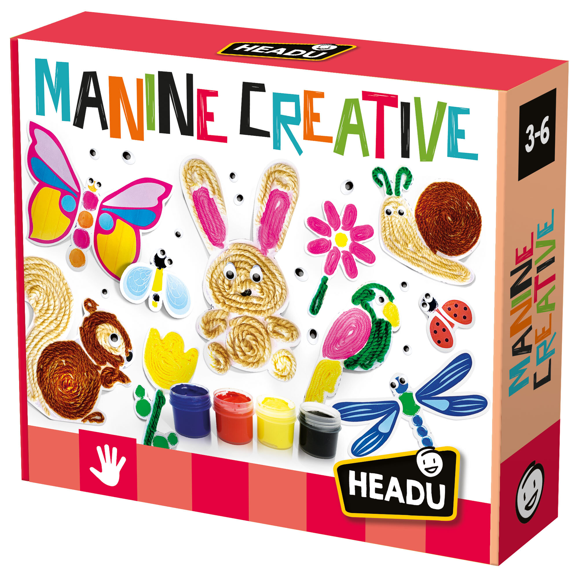 Headu - manine creative - gioco educativo art&craft 3-6 anni - HEADU
