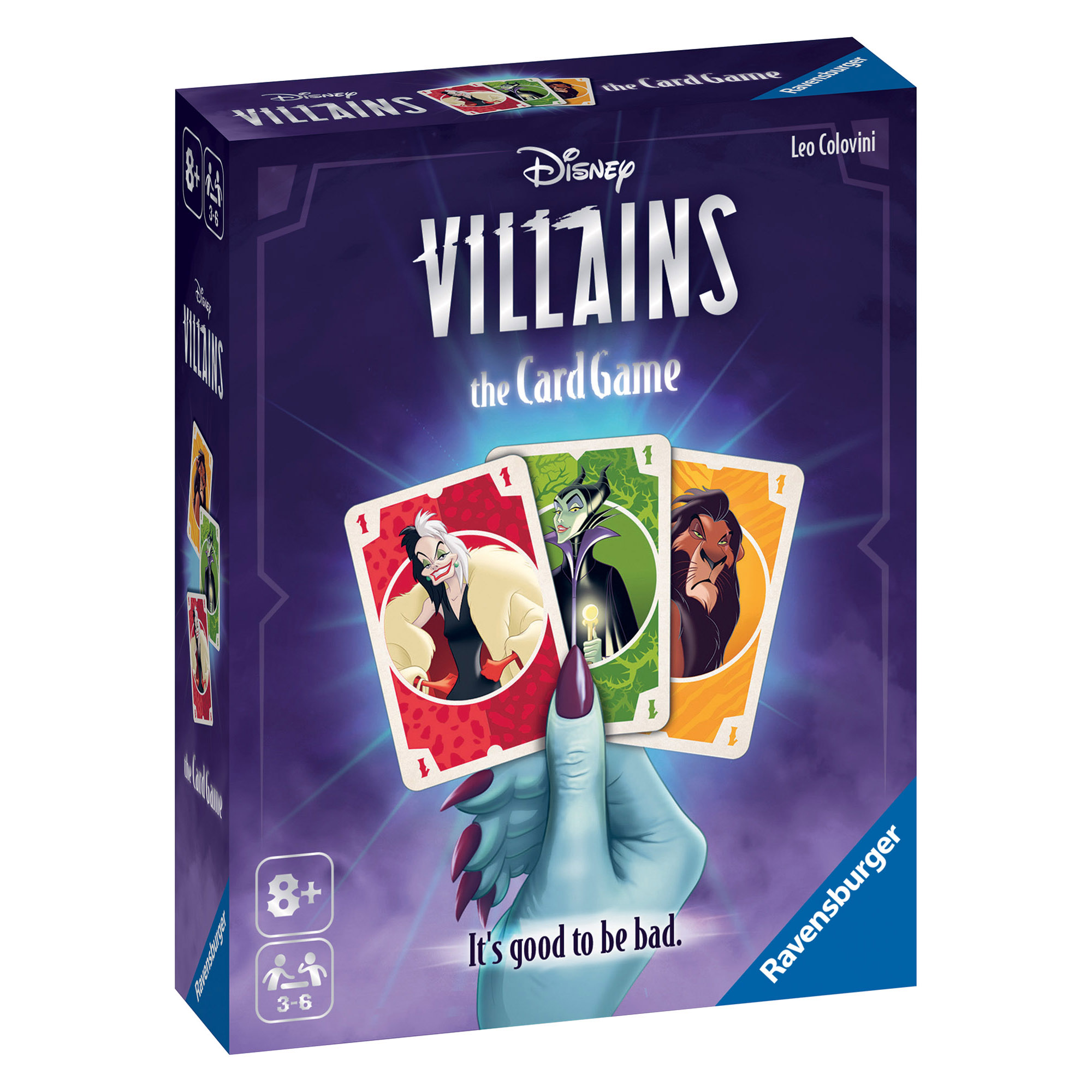 Ravenburger - disney villains, gioco di carte per tutta la famiglia, 8+ anni  - Toys Center