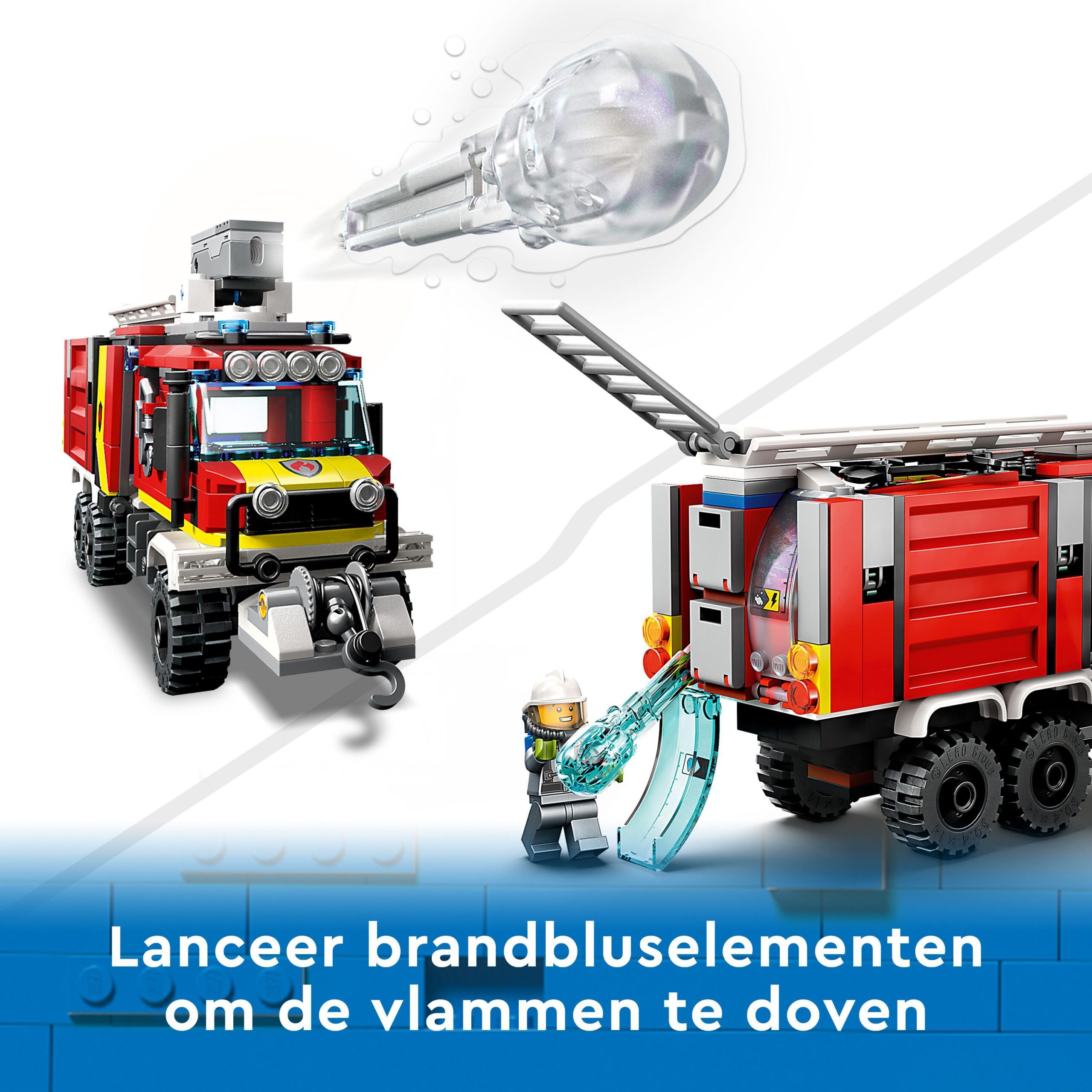 Lego city fire 60374 autopompa dei vigili del fuoco, unità di comando  pompieri, camion giocattolo e droni, giochi per bambini - Toys Center