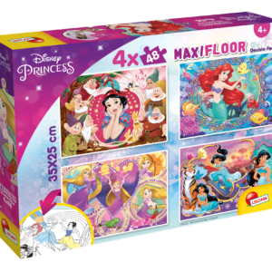 Disney puzzle maxifloor 4 x 48 princess - DISNEY PRINCESS, LISCIANI