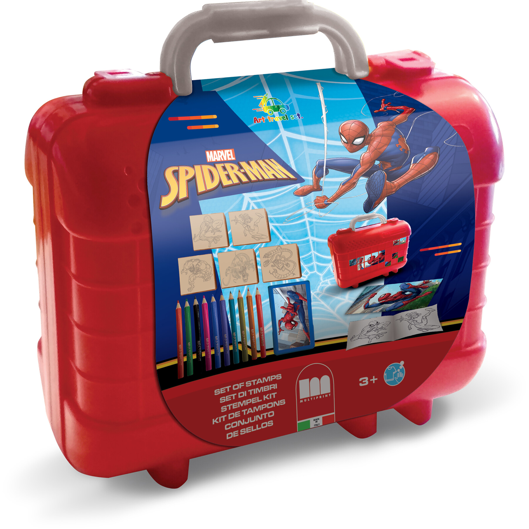 Multiprint - valigetta travel set spiderman made in italy - Spiderman