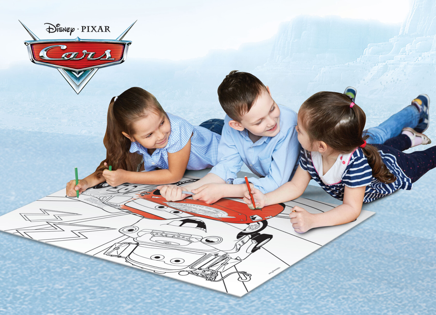 Disney puzzle maxifloor df 2 x 60 cars - LISCIANI, Cars