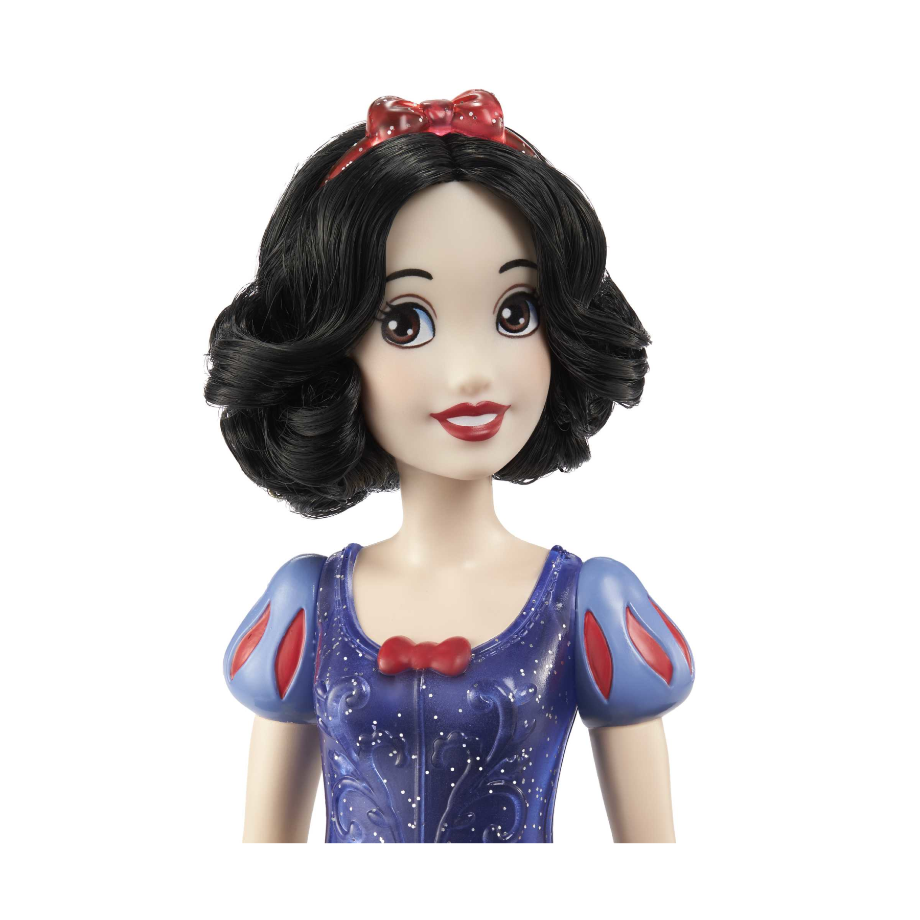 Disney princess - biancaneve bambola snodata, con capi e accessori scintillanti ispirati al film disney, giocattolo per bambini, 3+ anni, hlw08 - DISNEY PRINCESS