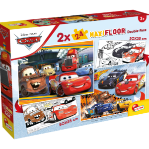 Disney puzzle maxifloor 2 x 24 cars - LISCIANI, Cars