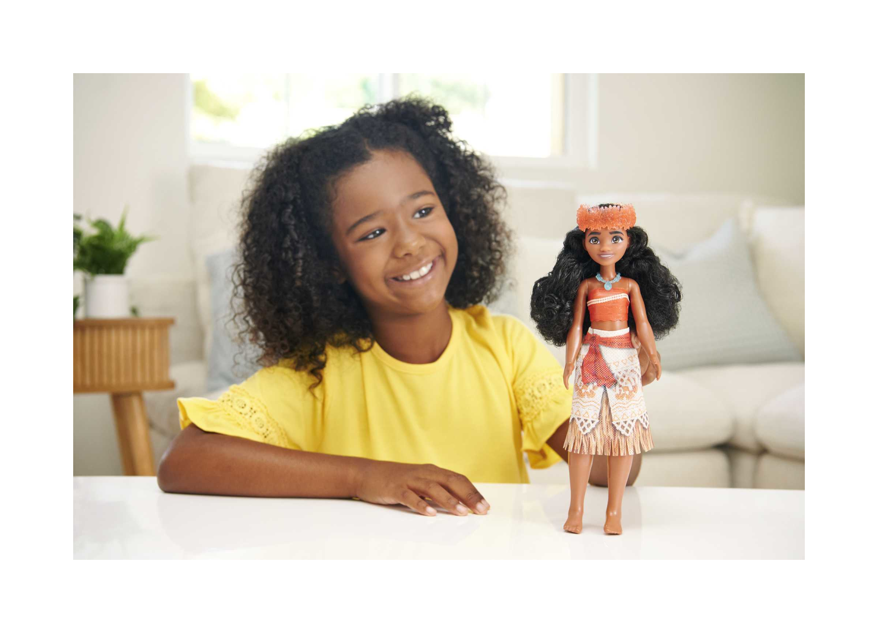 Disney princess - vaiana, bambola snodata con capi e accessori scintillanti ispirati al film disney, giocattolo per bambini, 3+ anni, hpg68 - DISNEY PRINCESS