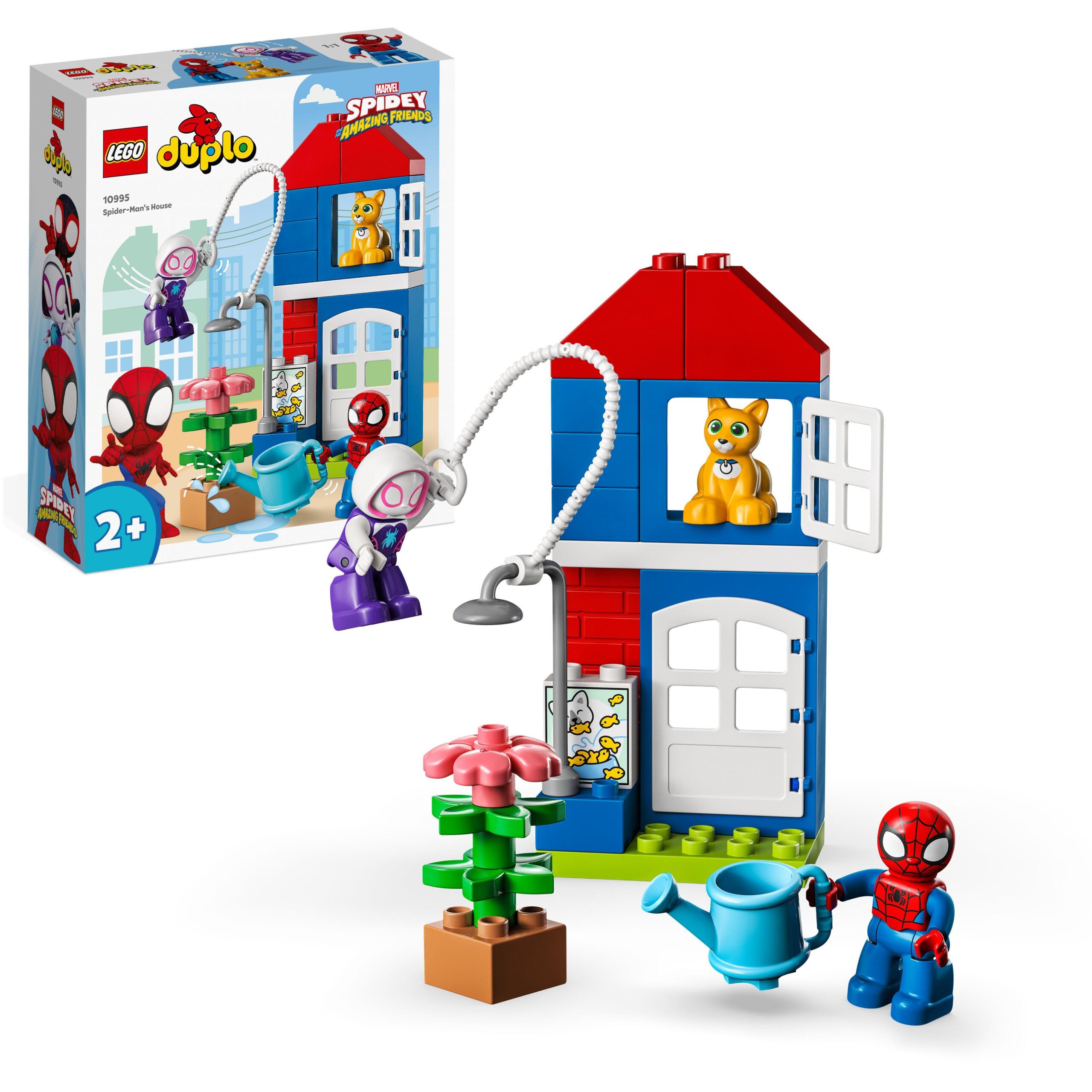 Lego duplo marvel 10995 la casa di spider-man, set di giochi con spidey e i suoi fantastici amici, idea regalo supereroi - LEGO DUPLO, Spiderman