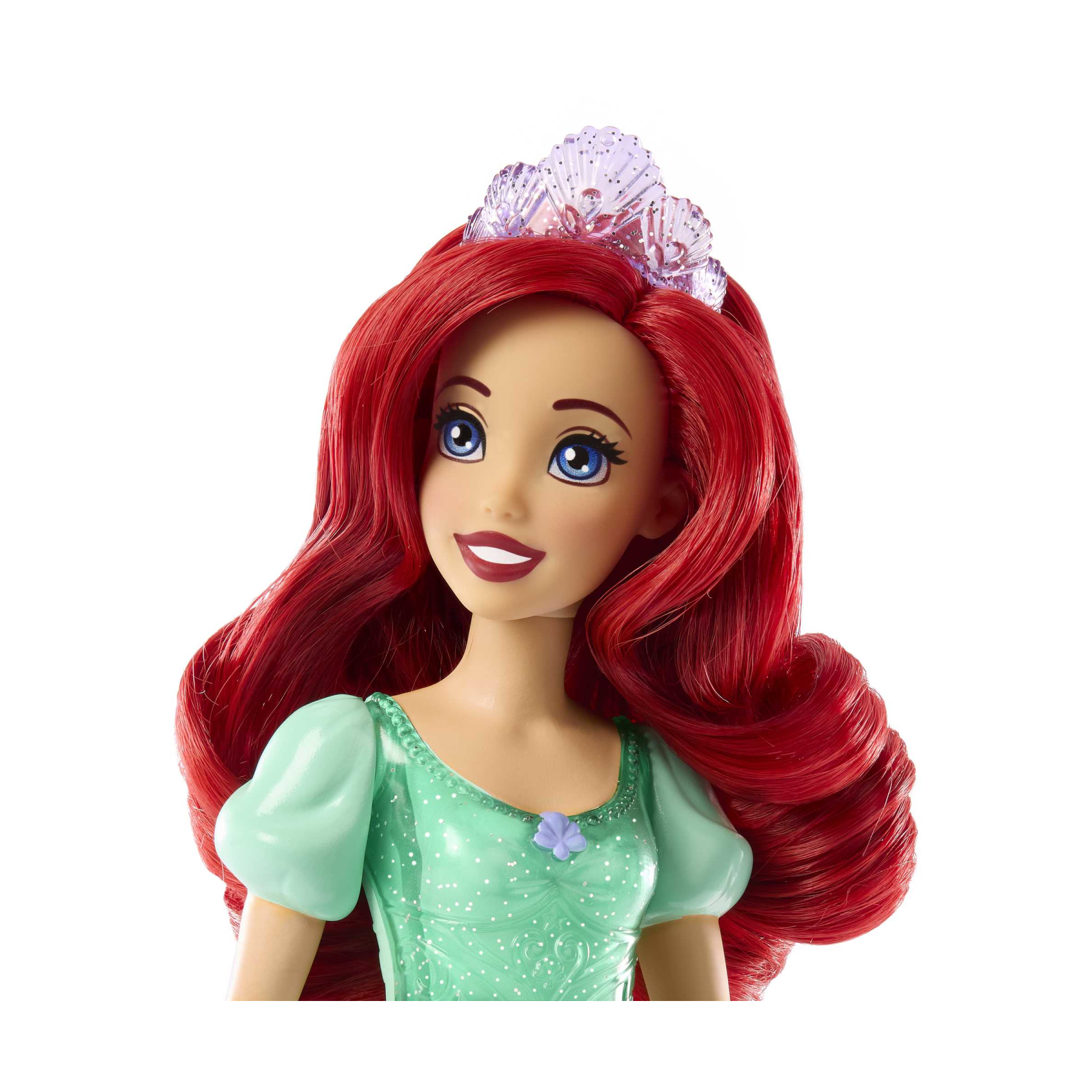 Disney princess - ariel bambola snodata, con capi e accessori scintillanti ispirati al film disney, giocattolo per bambini, 3+ anni, hlw10 - DISNEY PRINCESS