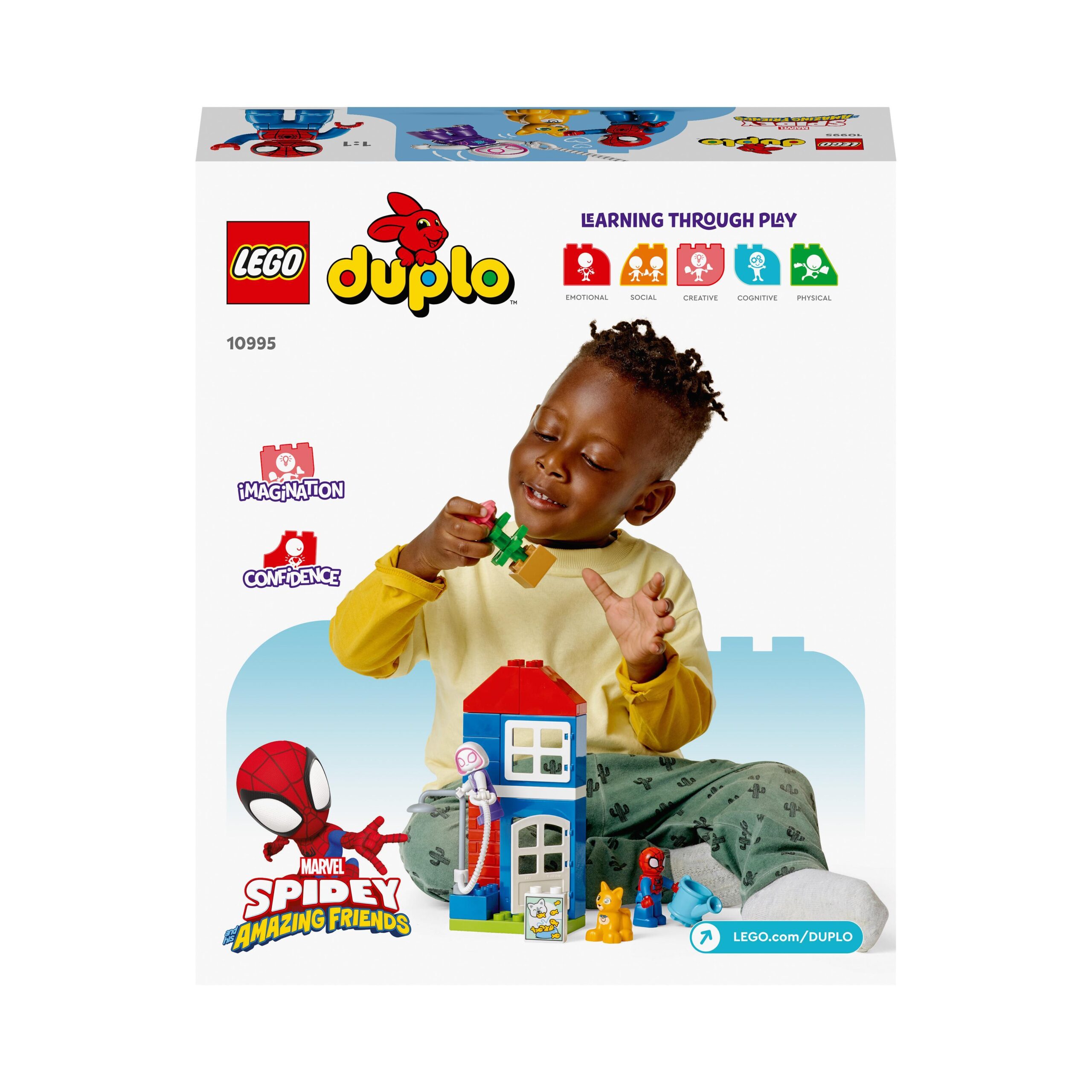 Lego duplo marvel 10995 la casa di spider-man, set di giochi con spidey e i suoi fantastici amici, idea regalo supereroi - LEGO DUPLO, Avengers, Spiderman