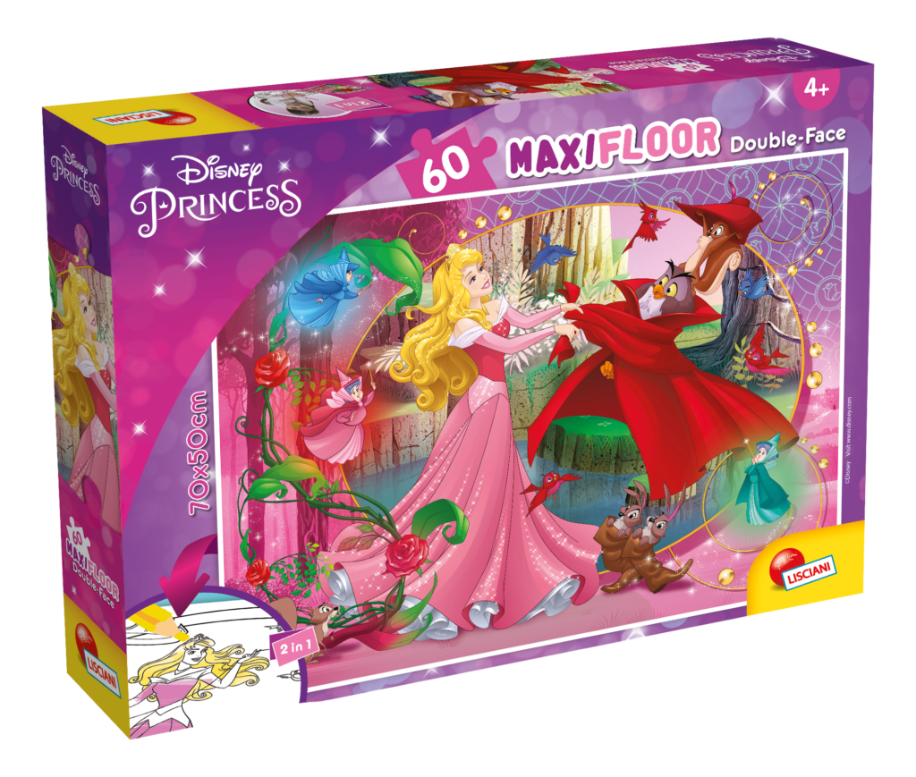 DISNEY PUZZLE DF MAXI FLOOR 60 AURORA BELLA ADDORMENTATA - Toys Center