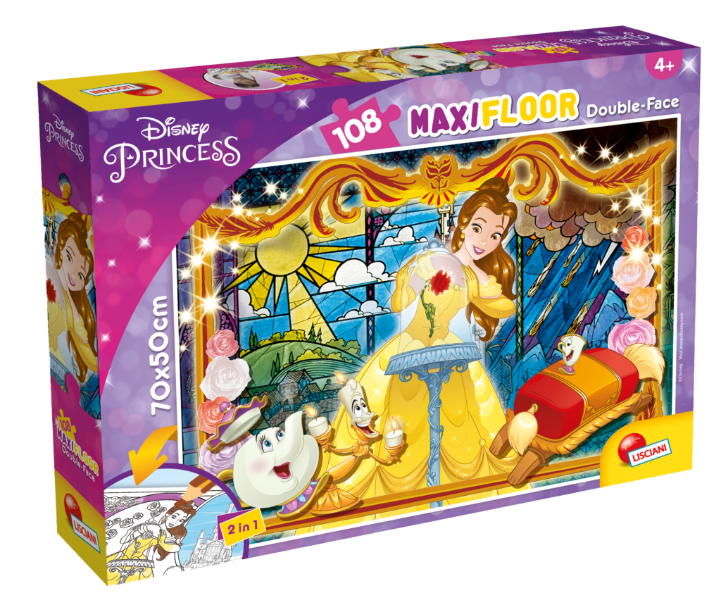 DISNEY PUZZLE DF MAXI FLOOR 108 BELLA E LA BESTIA - Toys Center